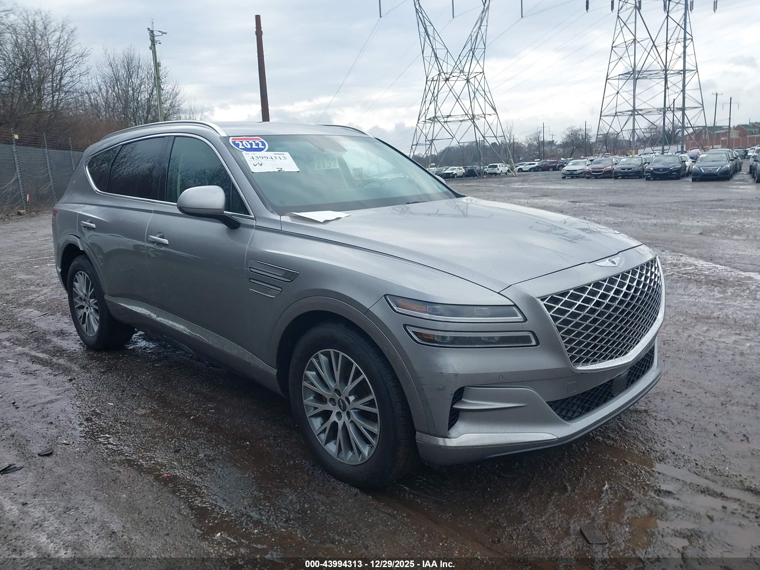 2022 Genesis GV80, VIN KMUHB4SB8NU080745 — Front end