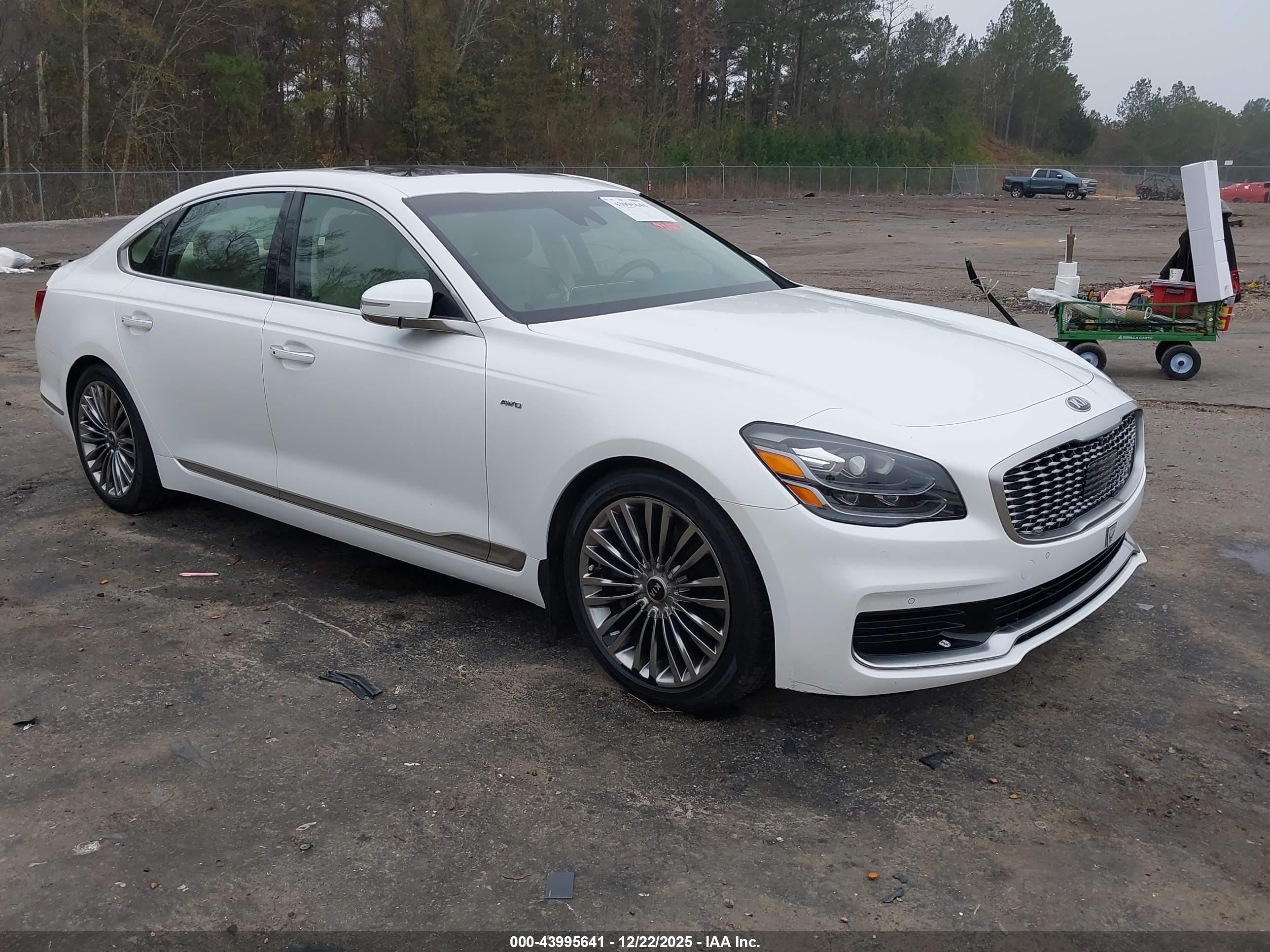 2019 Kia K900 Luxury, VIN KNAS34J69K6014518 — Side