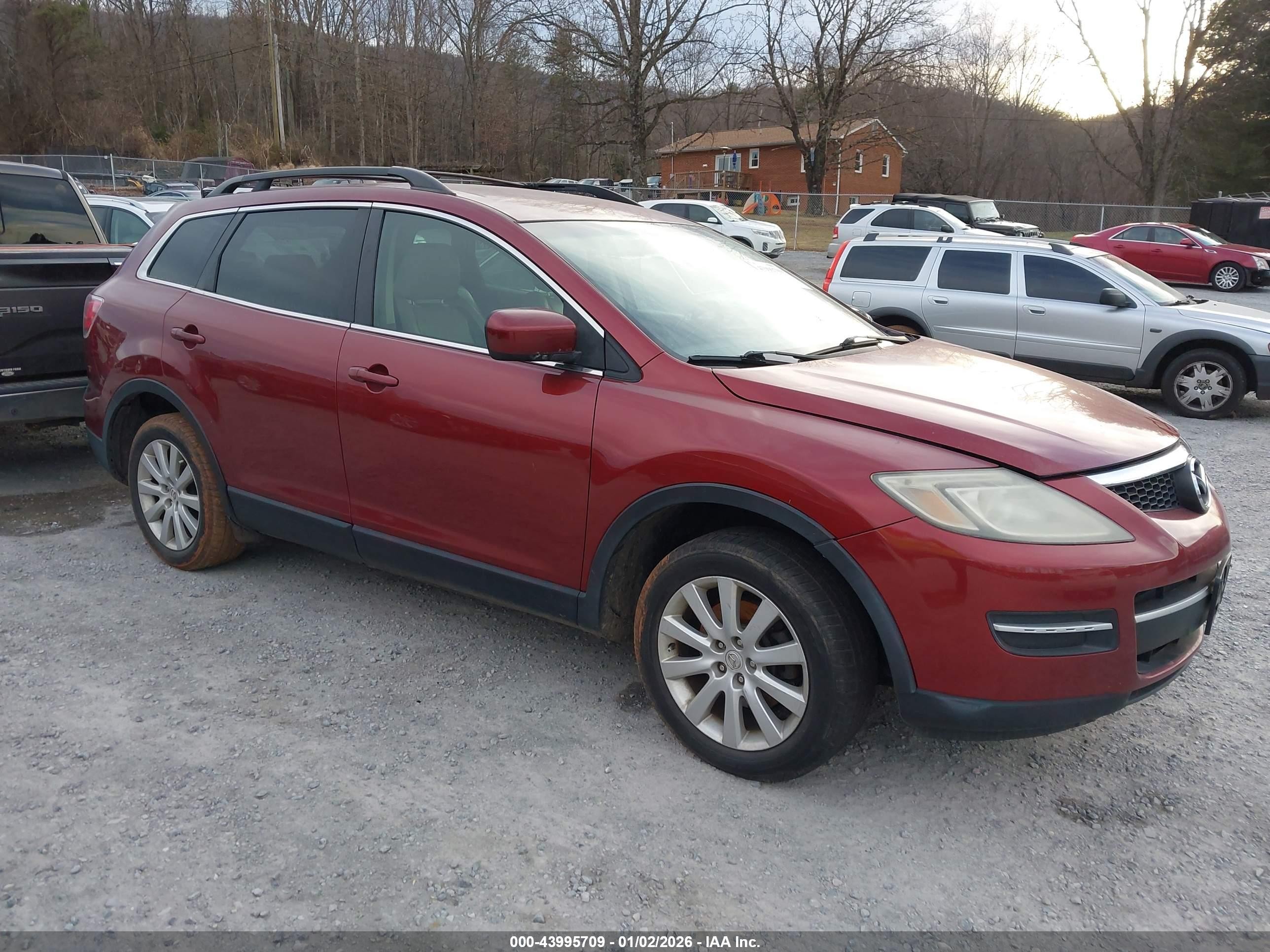2009 Mazda CX-9 Sport, VIN JM3TB38V990168782 — Фото с аукциона 1 of 19