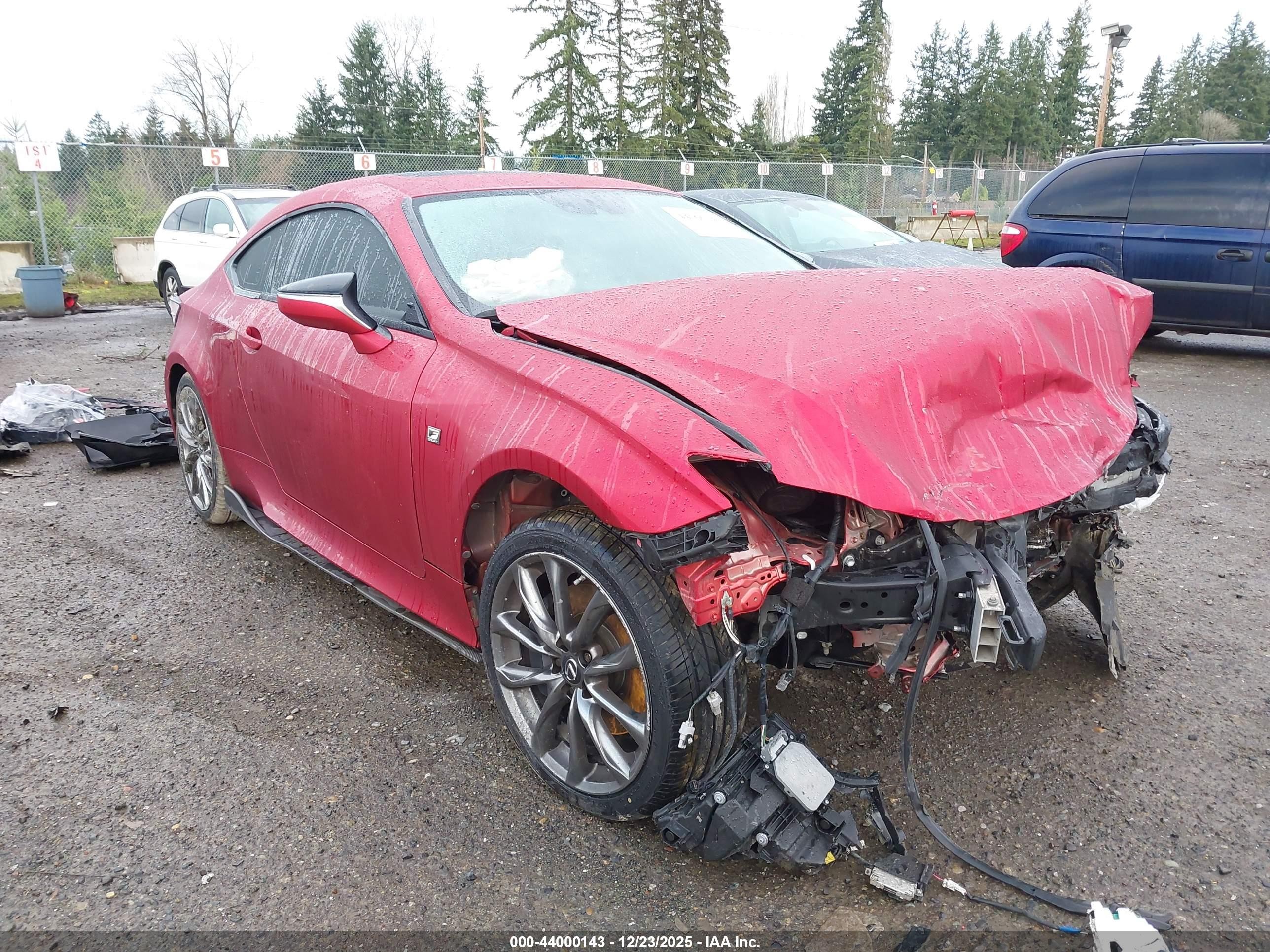 2021 Lexus RC, VIN JTHSZ5DC4M5010618 — Перед