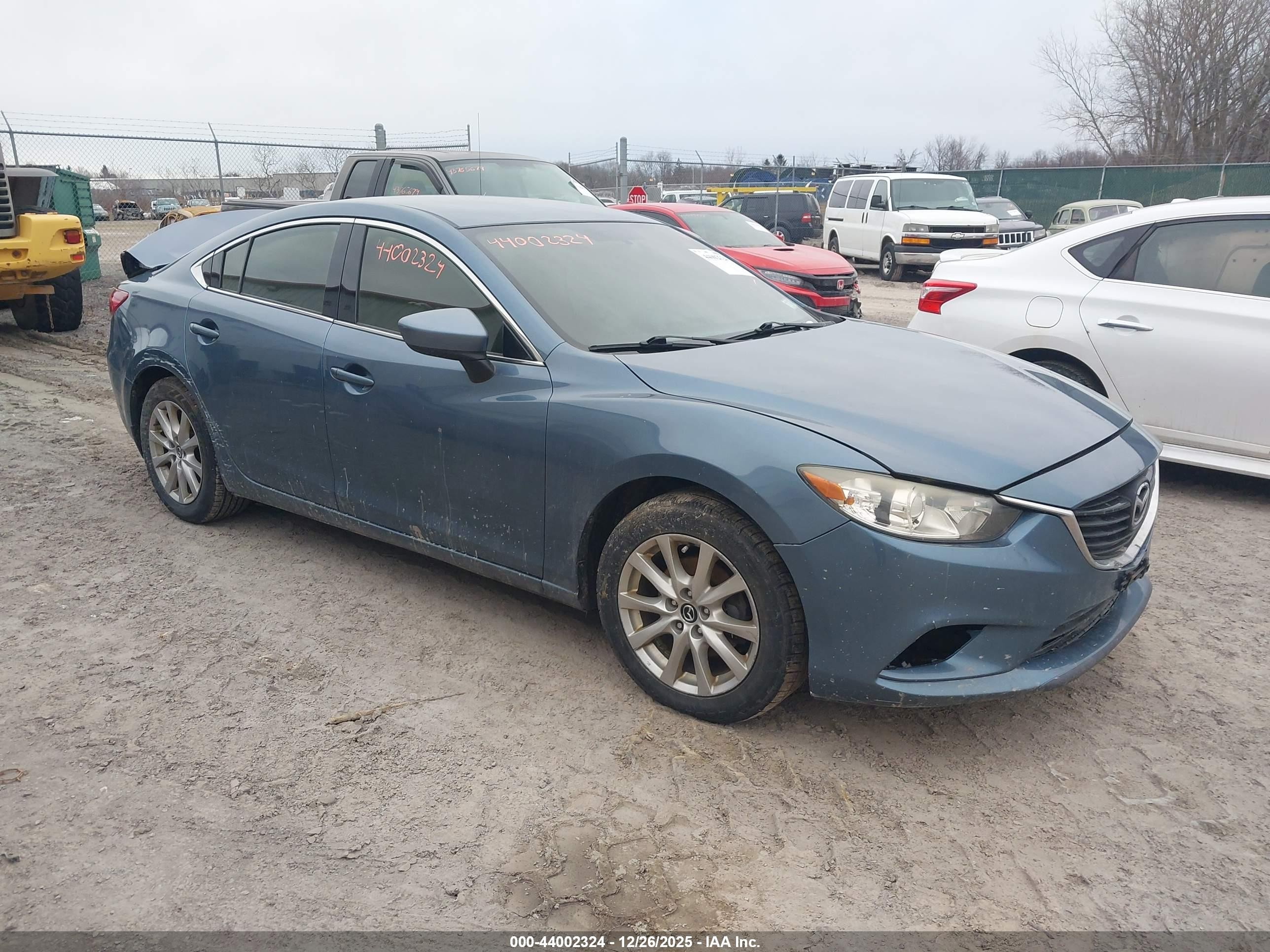 2015 Mazda 6 i Sport, VIN JM1GJ1U61F1173318 — Interior fire