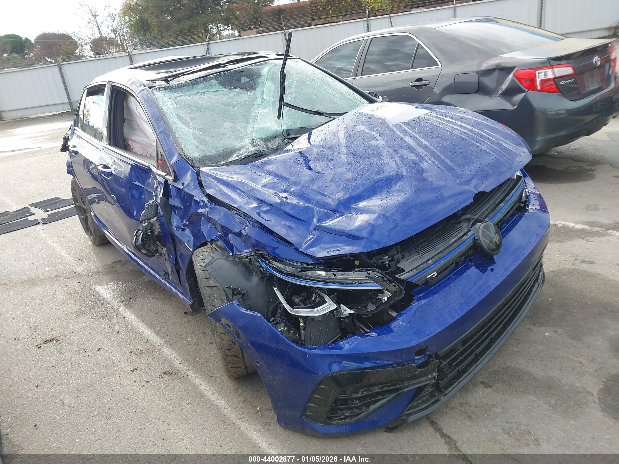 2022 Volkswagen Golf R, VIN WVWFB7CD6NW188930 — Rollover