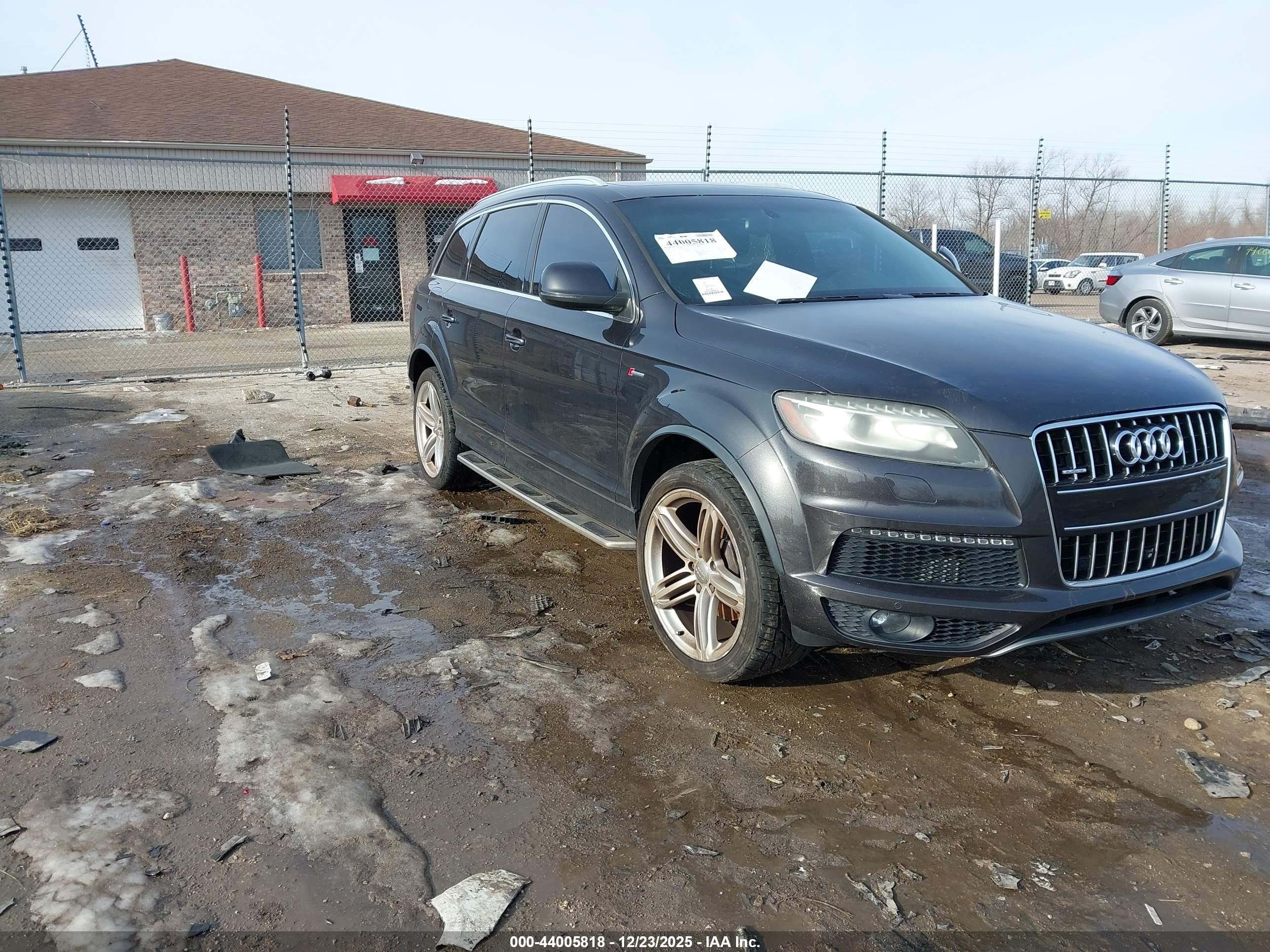 2014 Audi Q7 S line Prestige, VIN WA1DGAFE6ED011195 — После угона
