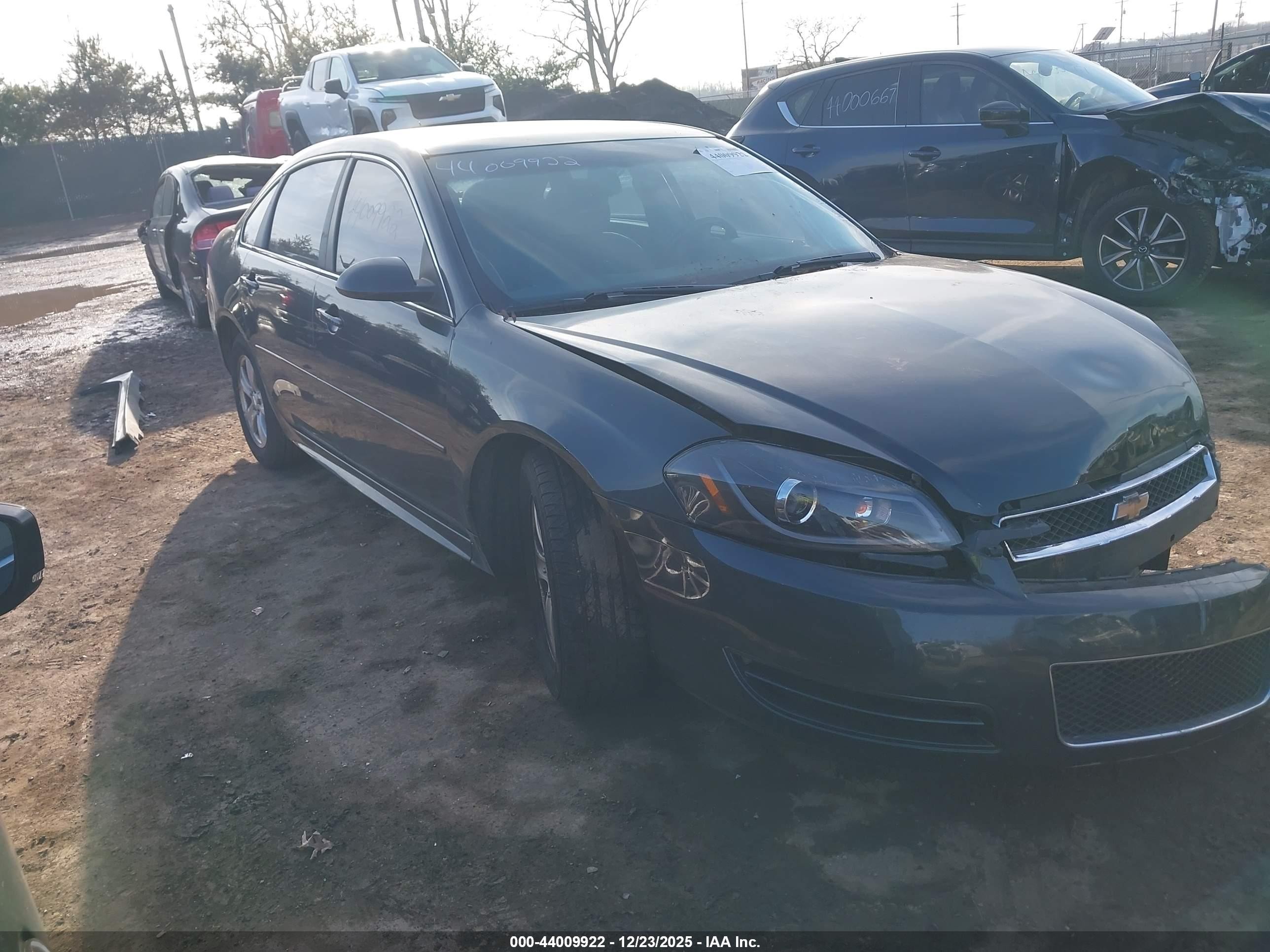 2012 Chevrolet Impala LS Fleet, VIN 2G1WF5E34C1333389 — Side