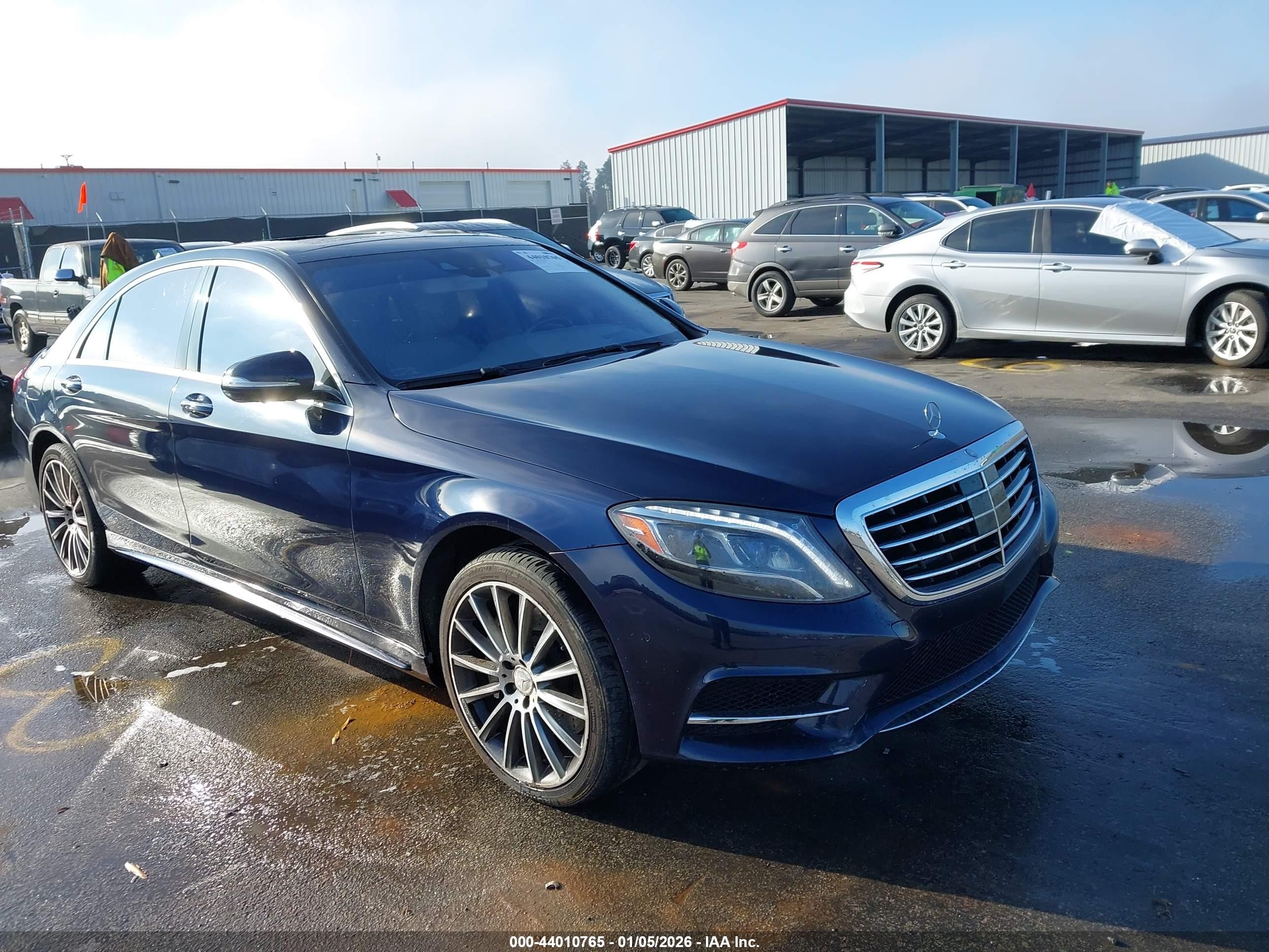 2015 Mercedes-Benz S 550, VIN WDDUG8CB5FA100760 — Storm