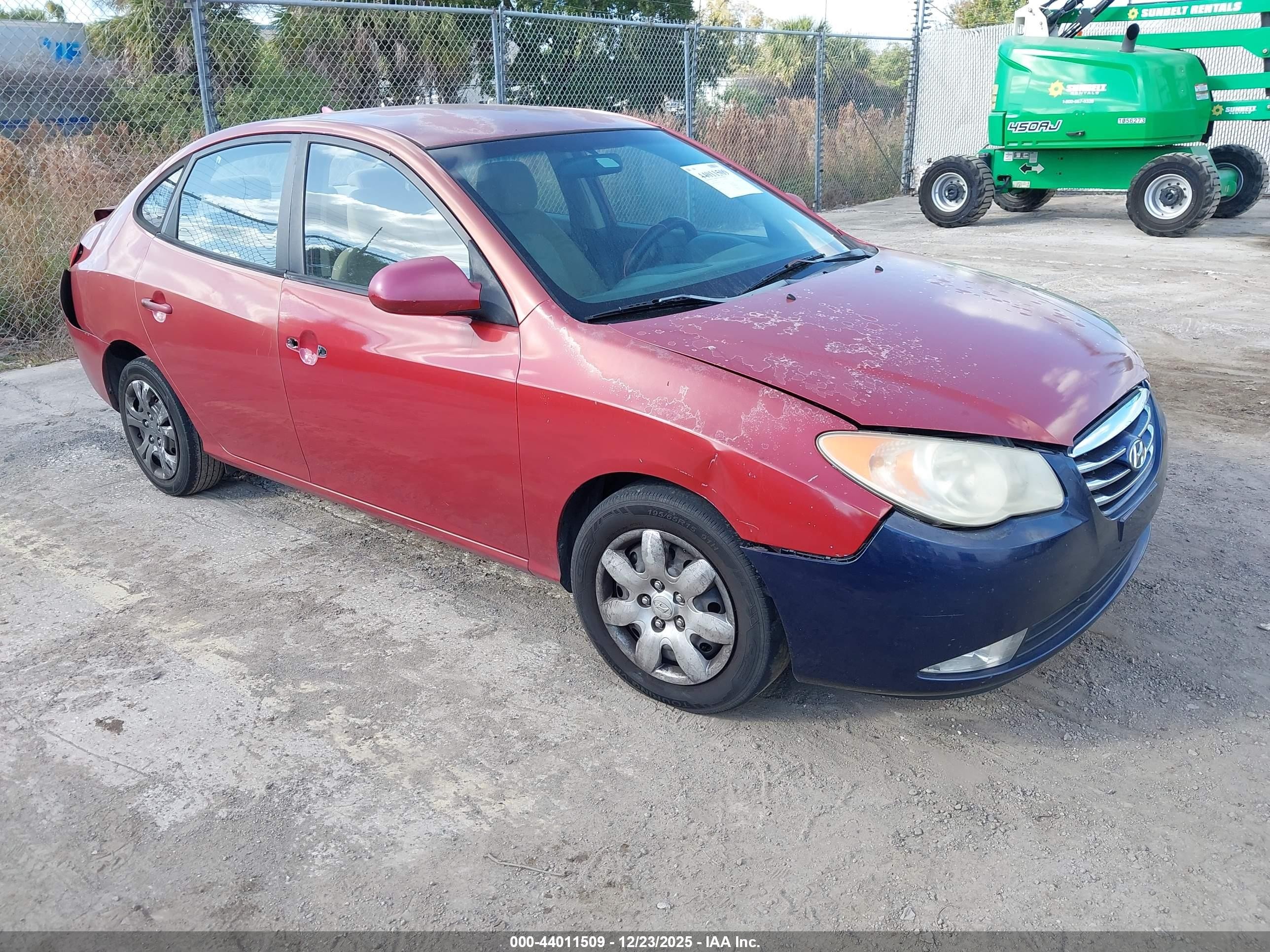 2010 Hyundai Elantra GLS, VIN KMHDU4AD0AU903642 — Rear end