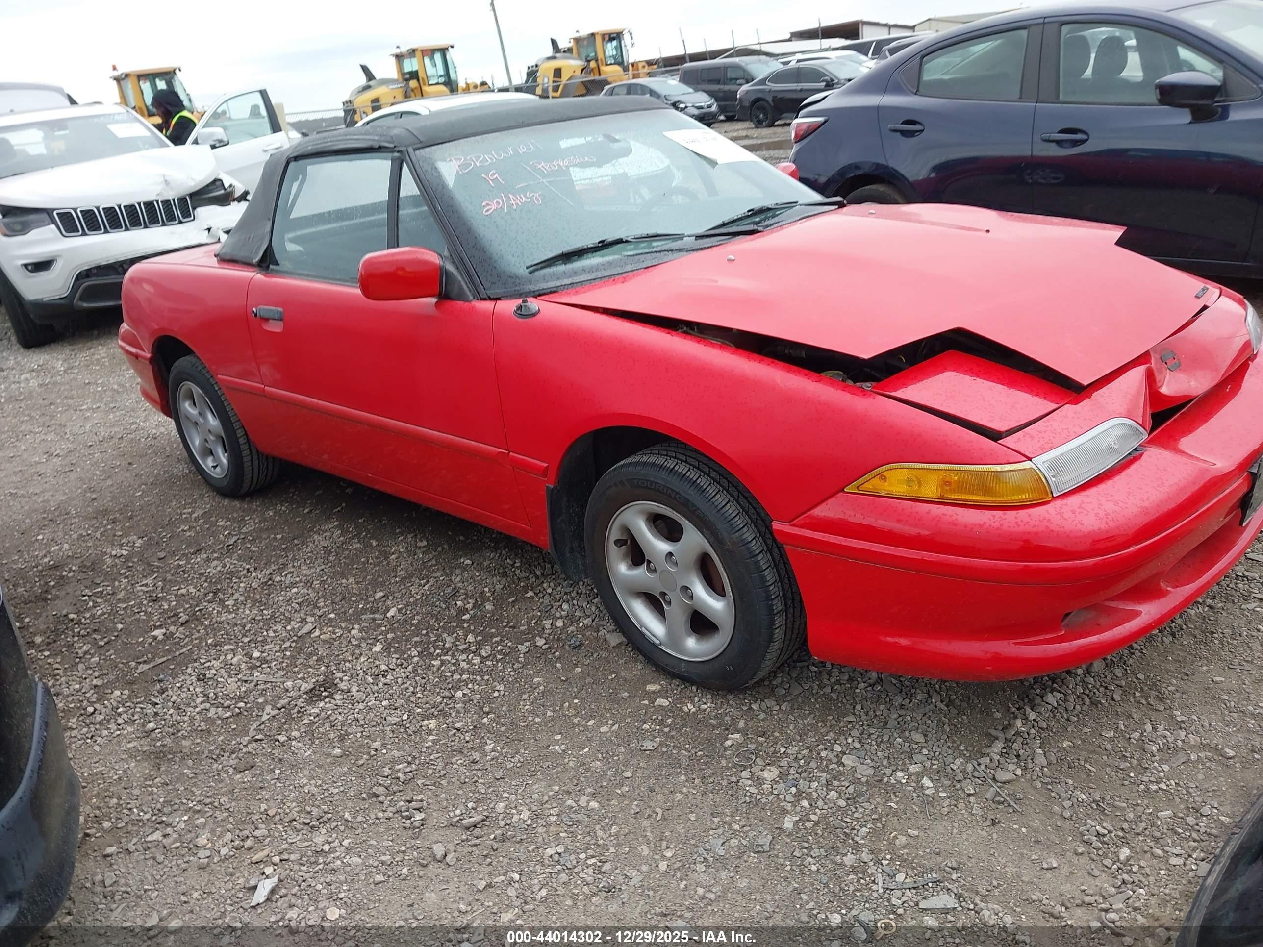 1994 Mercury Capri, VIN 6MPLT01Z9R8603604 — Front end