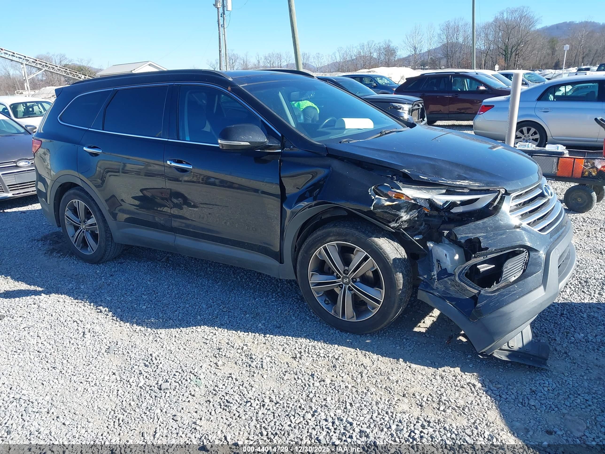 2013 Hyundai Santa Fe Limited, VIN KM8SR4HF0DU011489 — Side