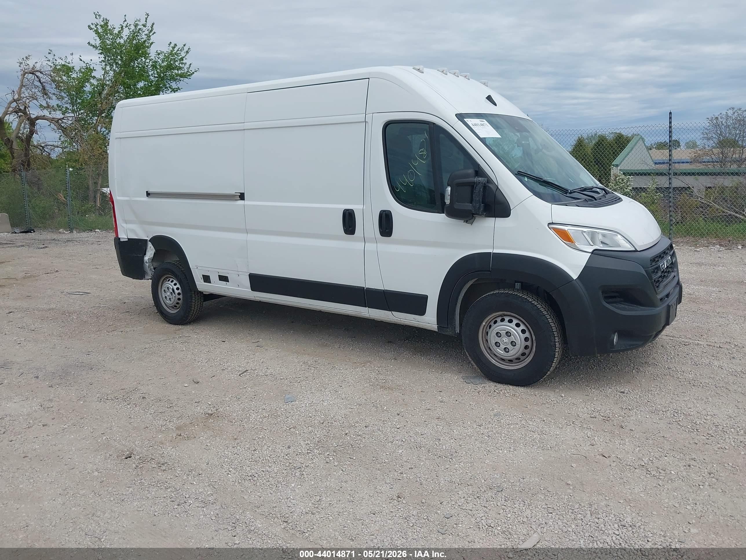 2025 Ram ProMaster Cargo Tradesman, VIN 3C6MRVHG9SE548909 — Rear end