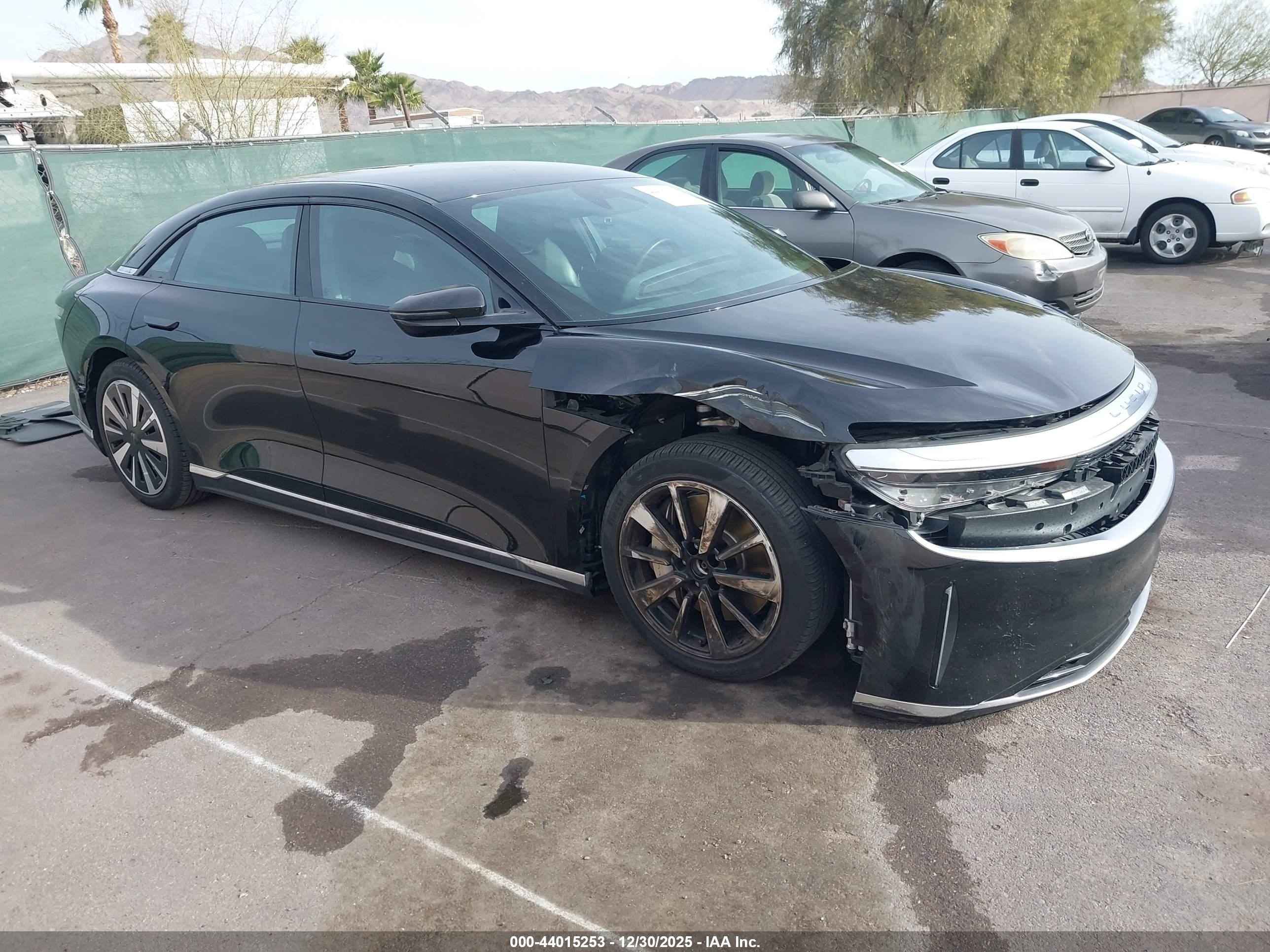 2023 Lucid Air Pure, VIN 50EA1PFA5PA007293 — Front end