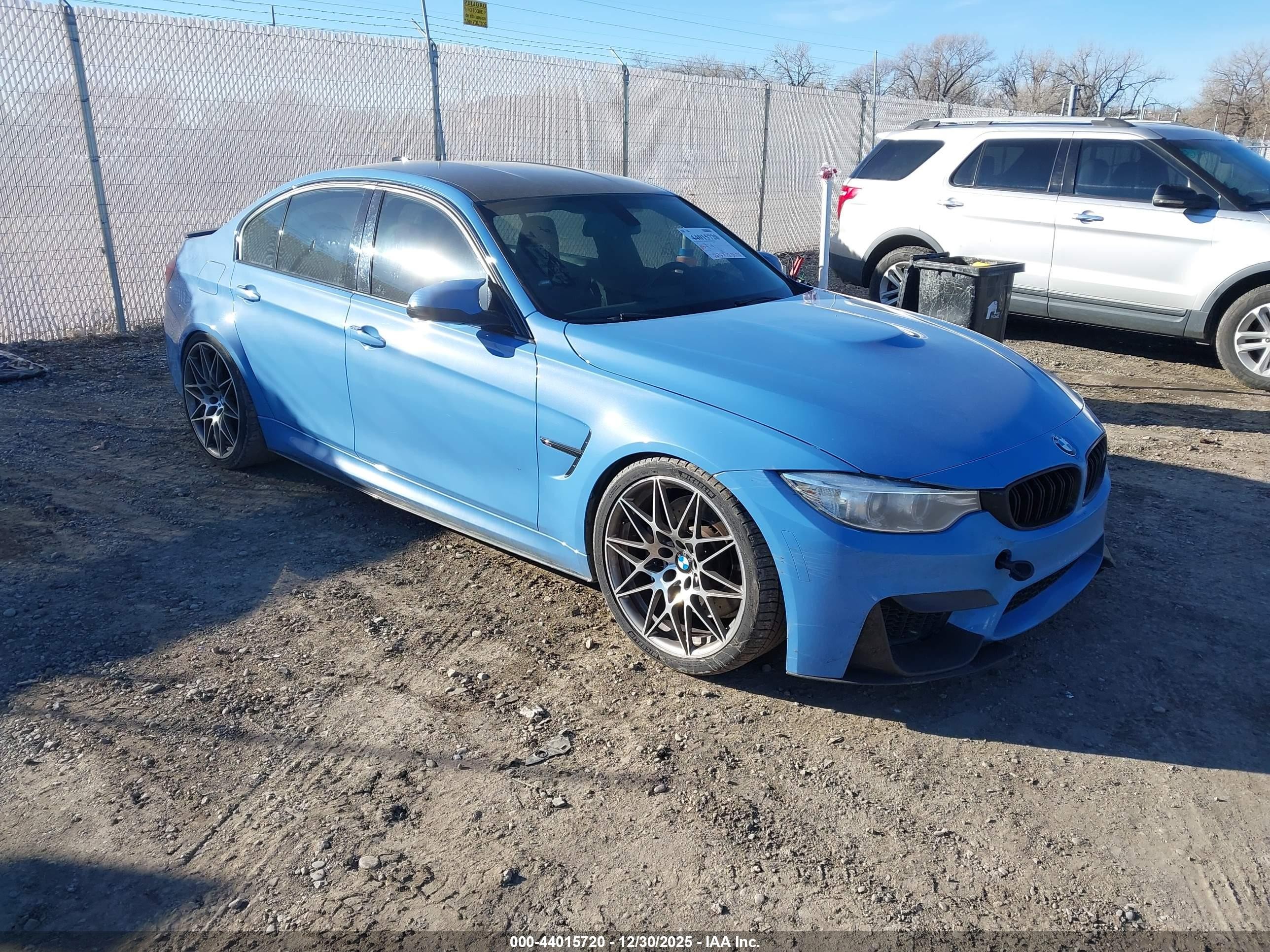 2017 BMW M3, VIN WBS8M9C54H5G42427 — Перед