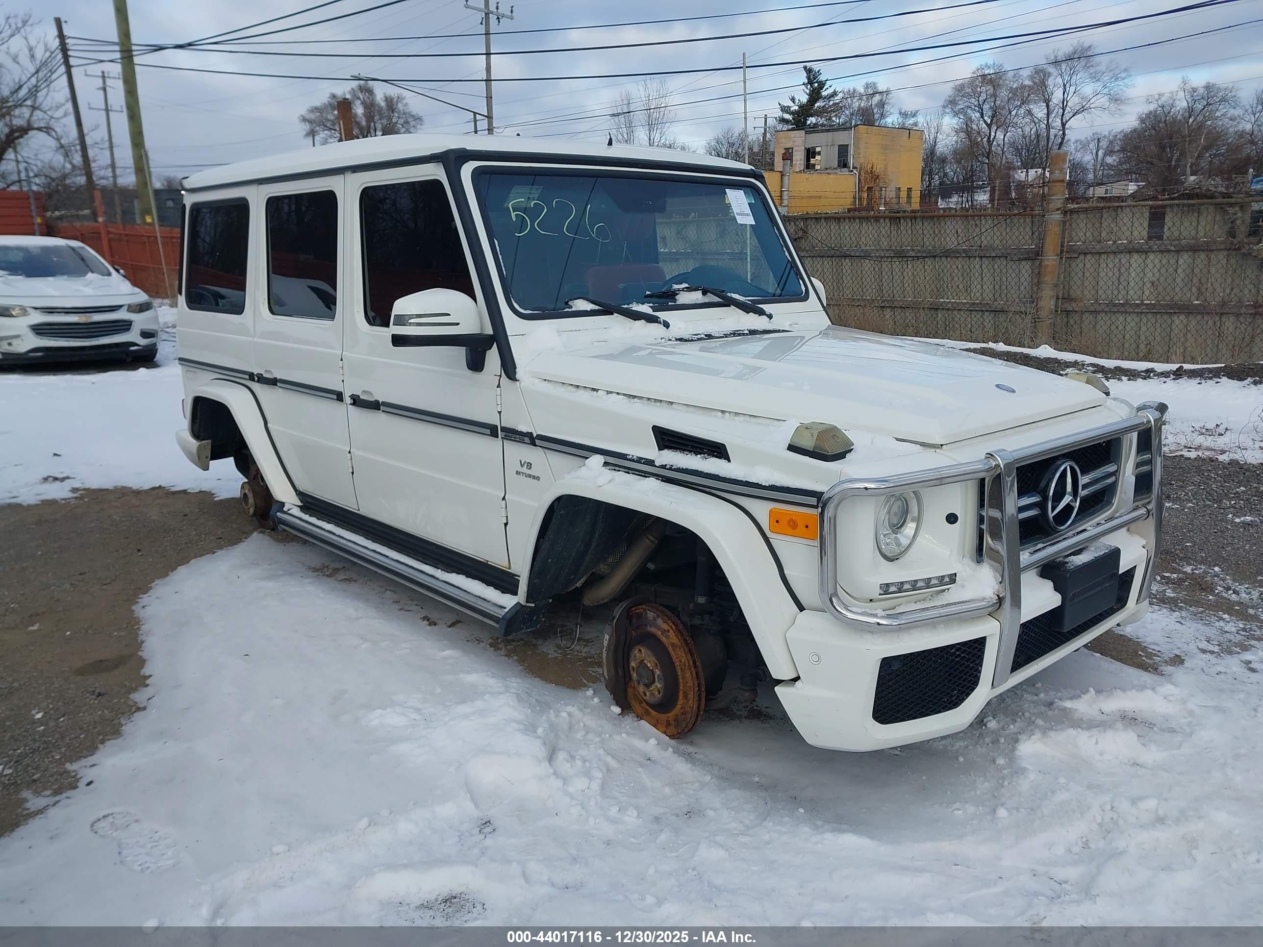 2014 Mercedes-Benz G 63 AMG, VIN WDCYC7DF0EX215226 — Stripped