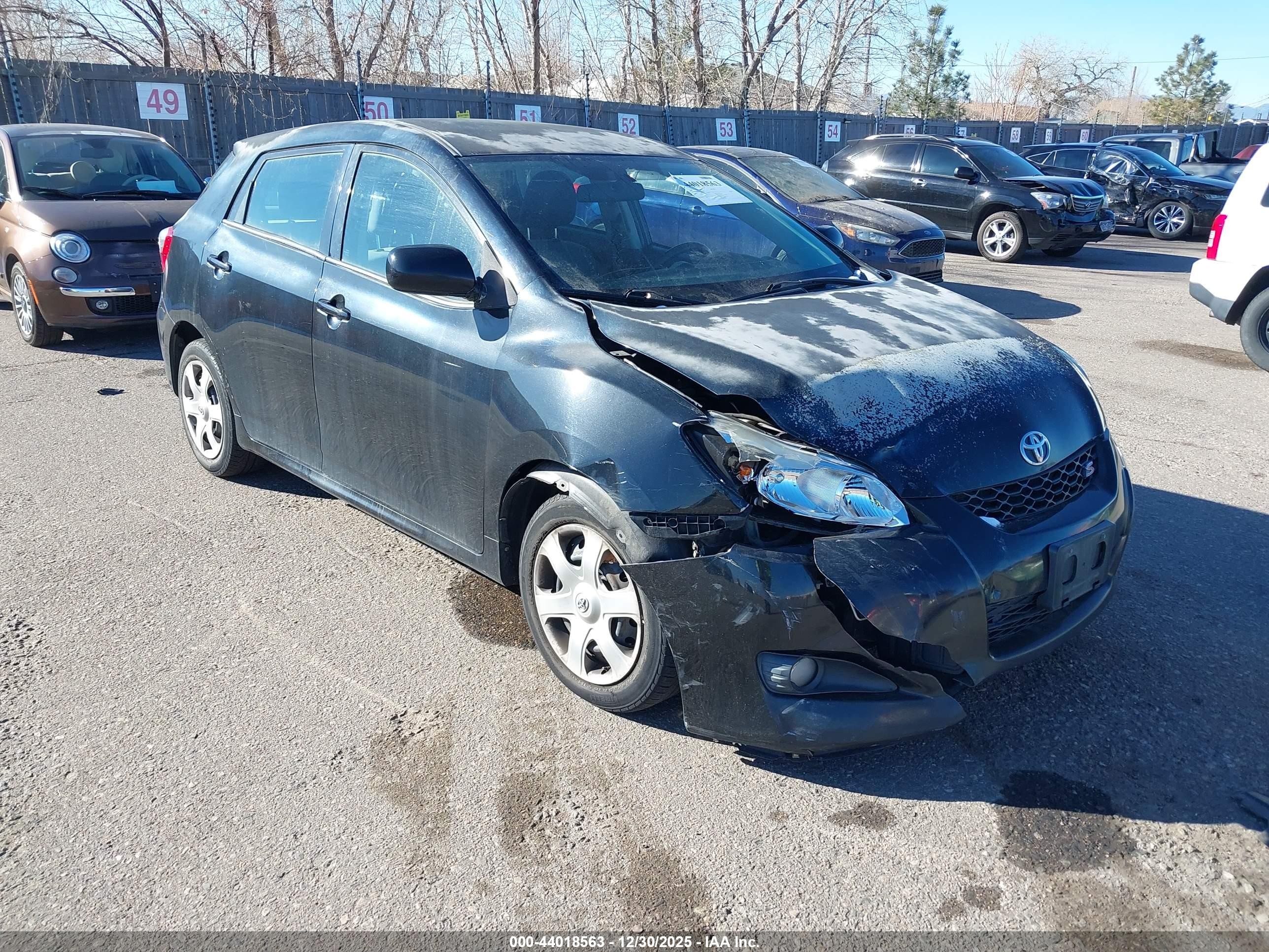 2010 Toyota Matrix S, VIN 2T1LE4EE8AC018960 — Front end