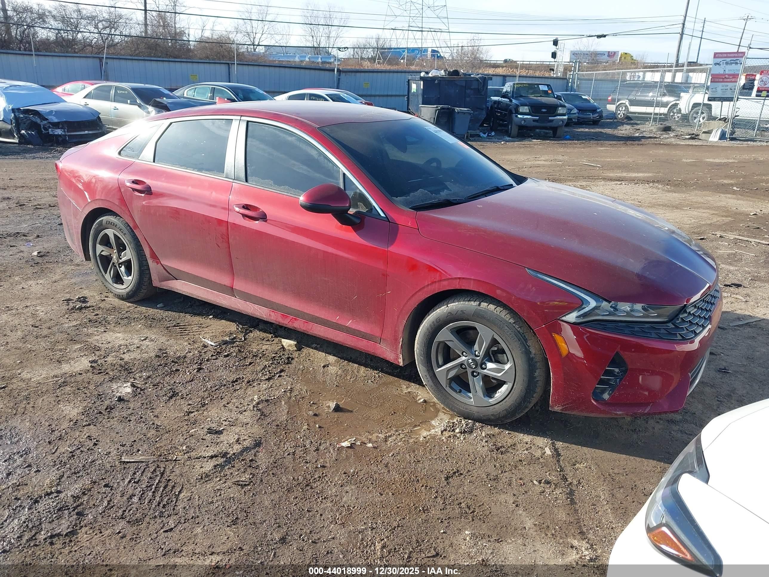 2021 Kia K5 LXS, VIN 5XXG14J21MG017980 — Side