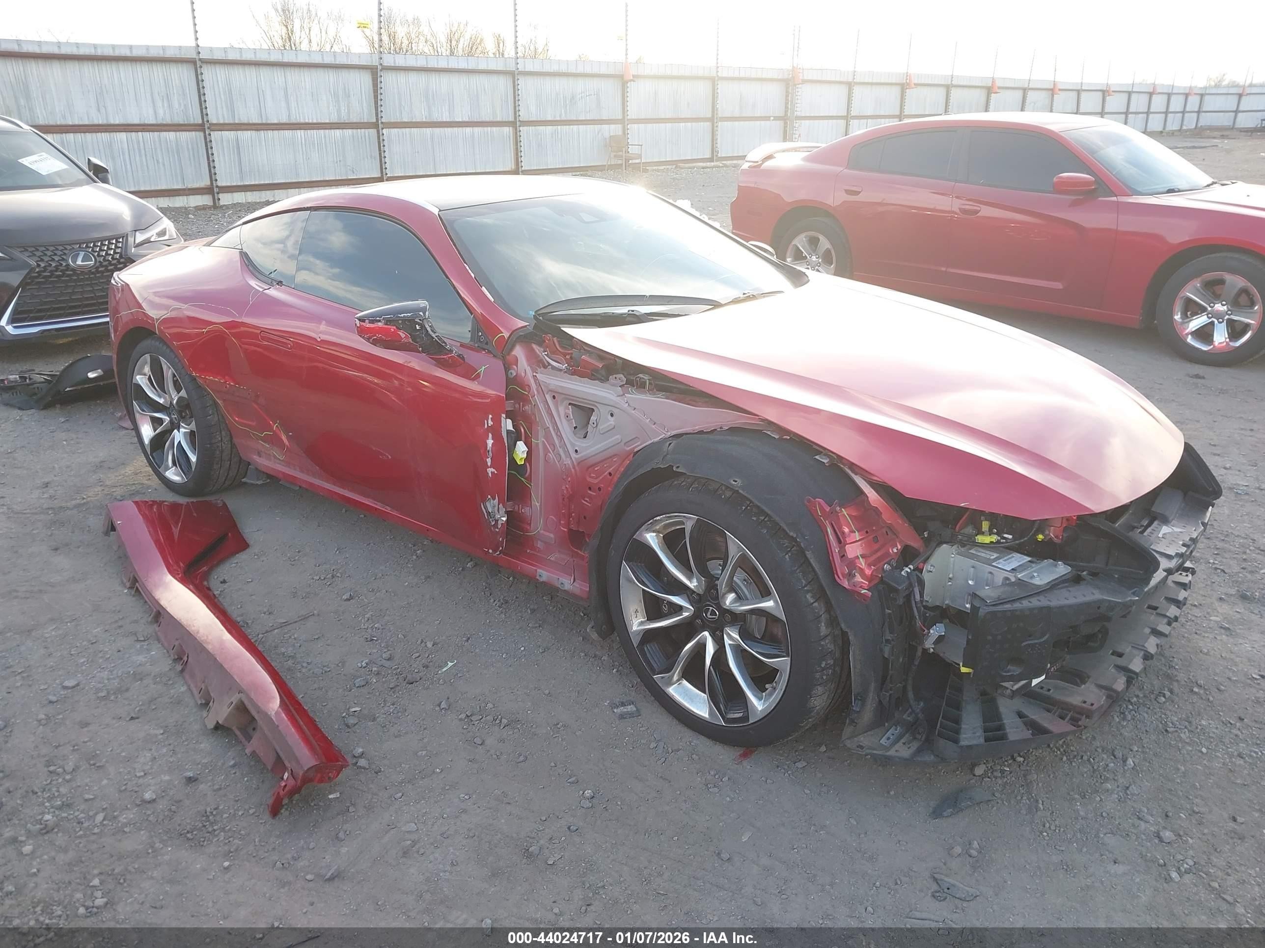 2018 Lexus LC 500h, VIN JTHHP5AYXJA001361 — Side
