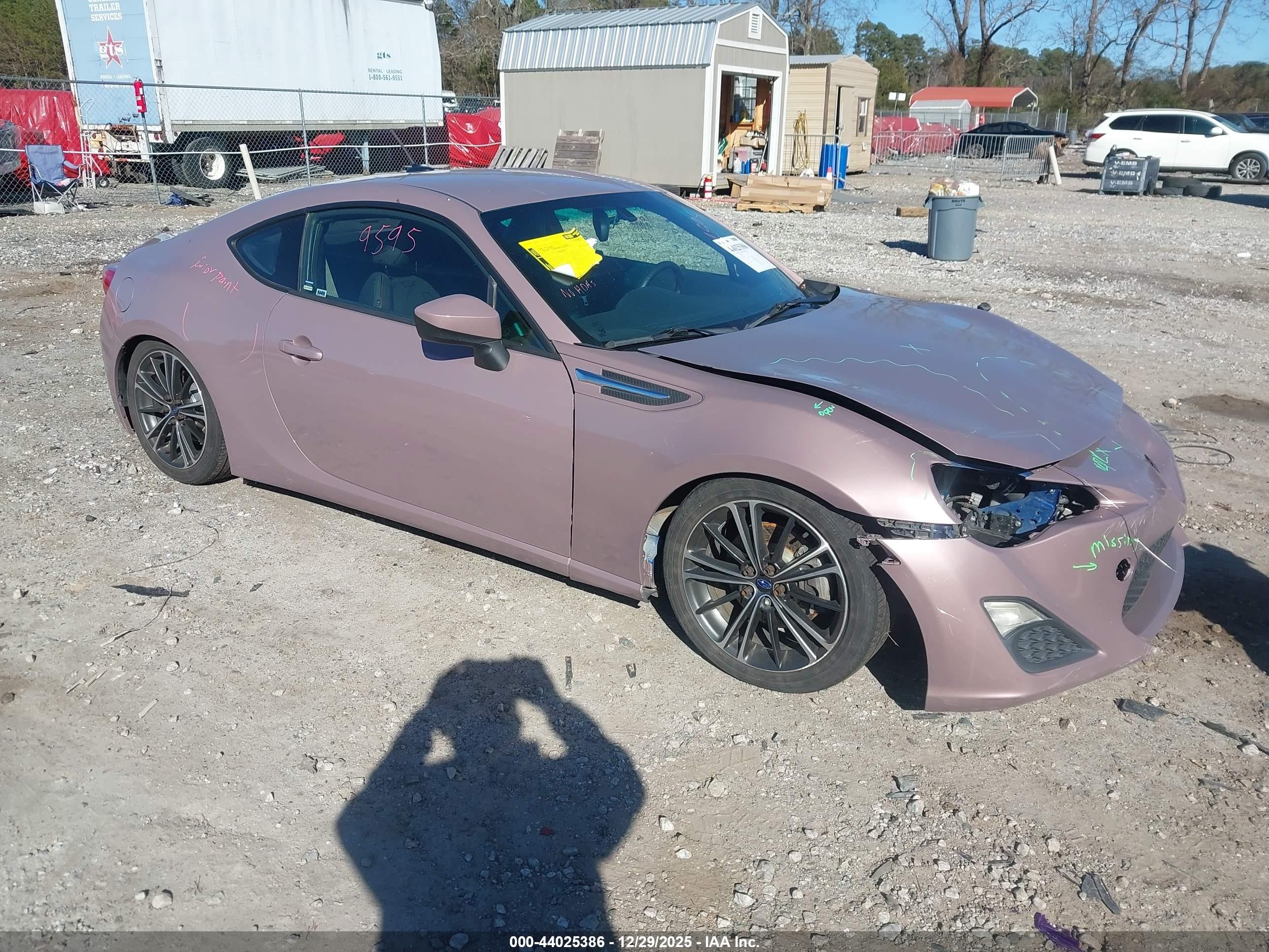 2014 Subaru BRZ Limited, VIN JF1ZCAC18E9603215 — Front end