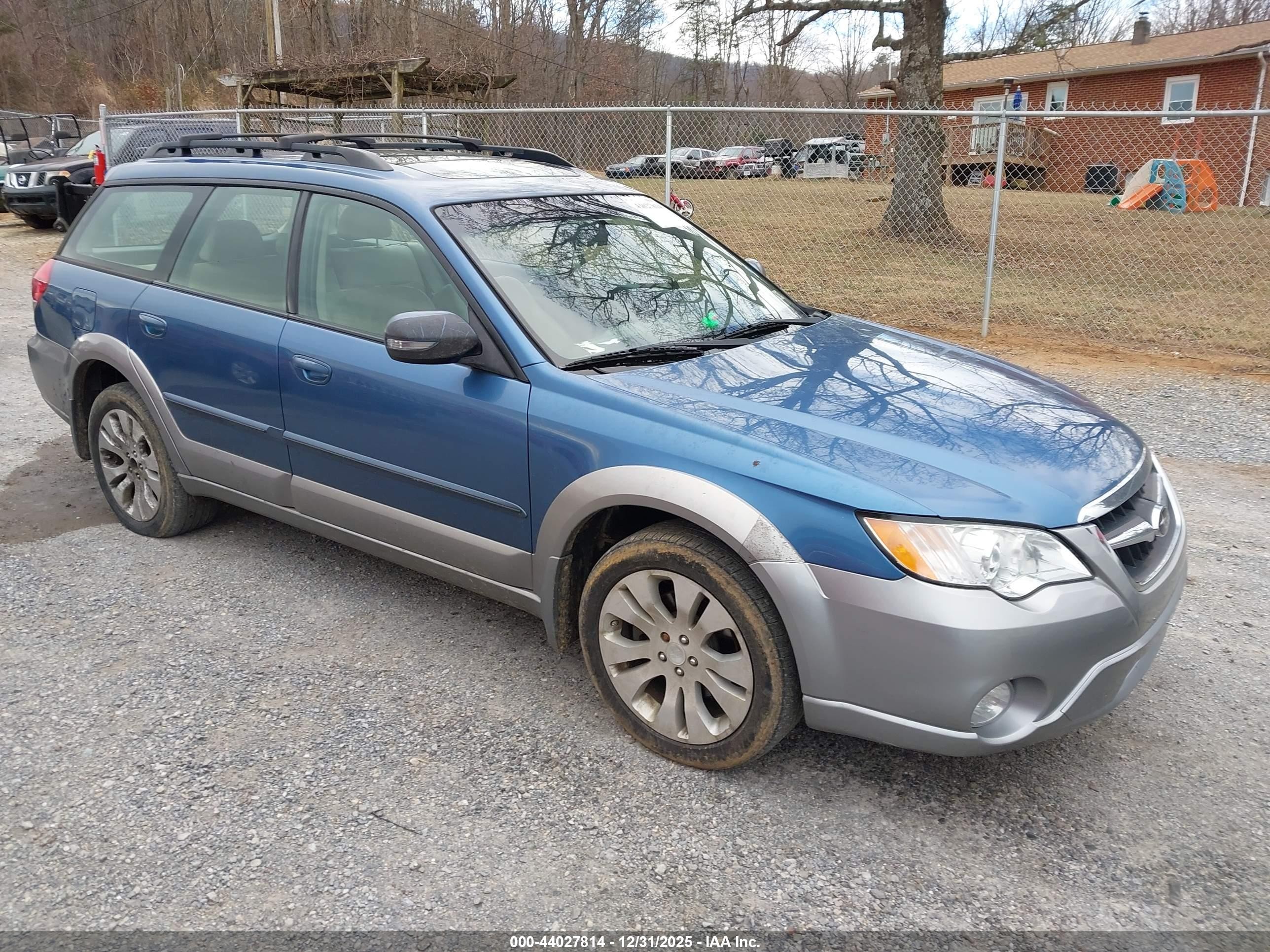2008 Subaru Outback L.L. Bean, VIN 4S4BP86C084322254 — Repossession