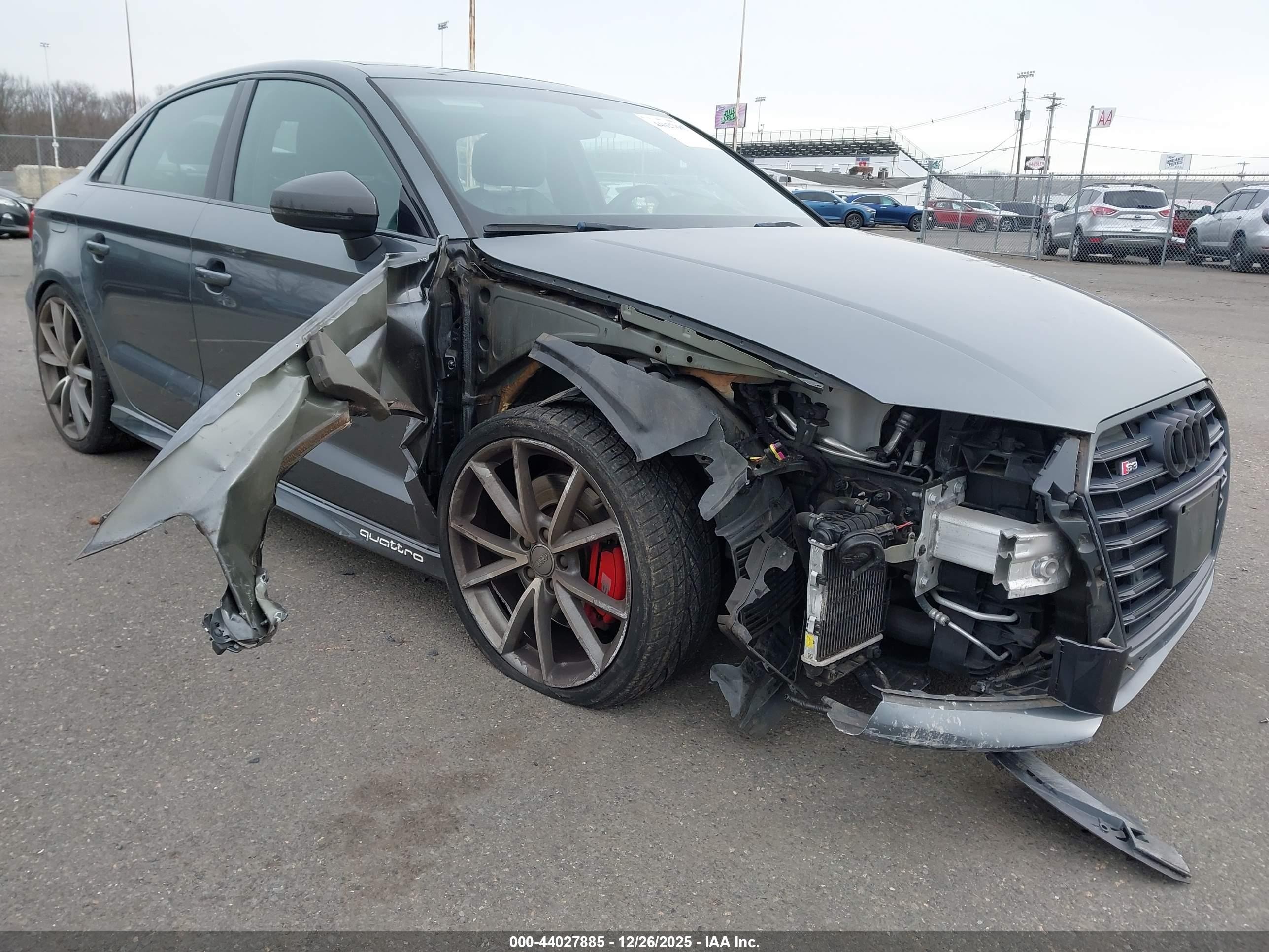 2018 Audi S3 Premium Plus, VIN WAUB1GFF8J1083258 — Front end