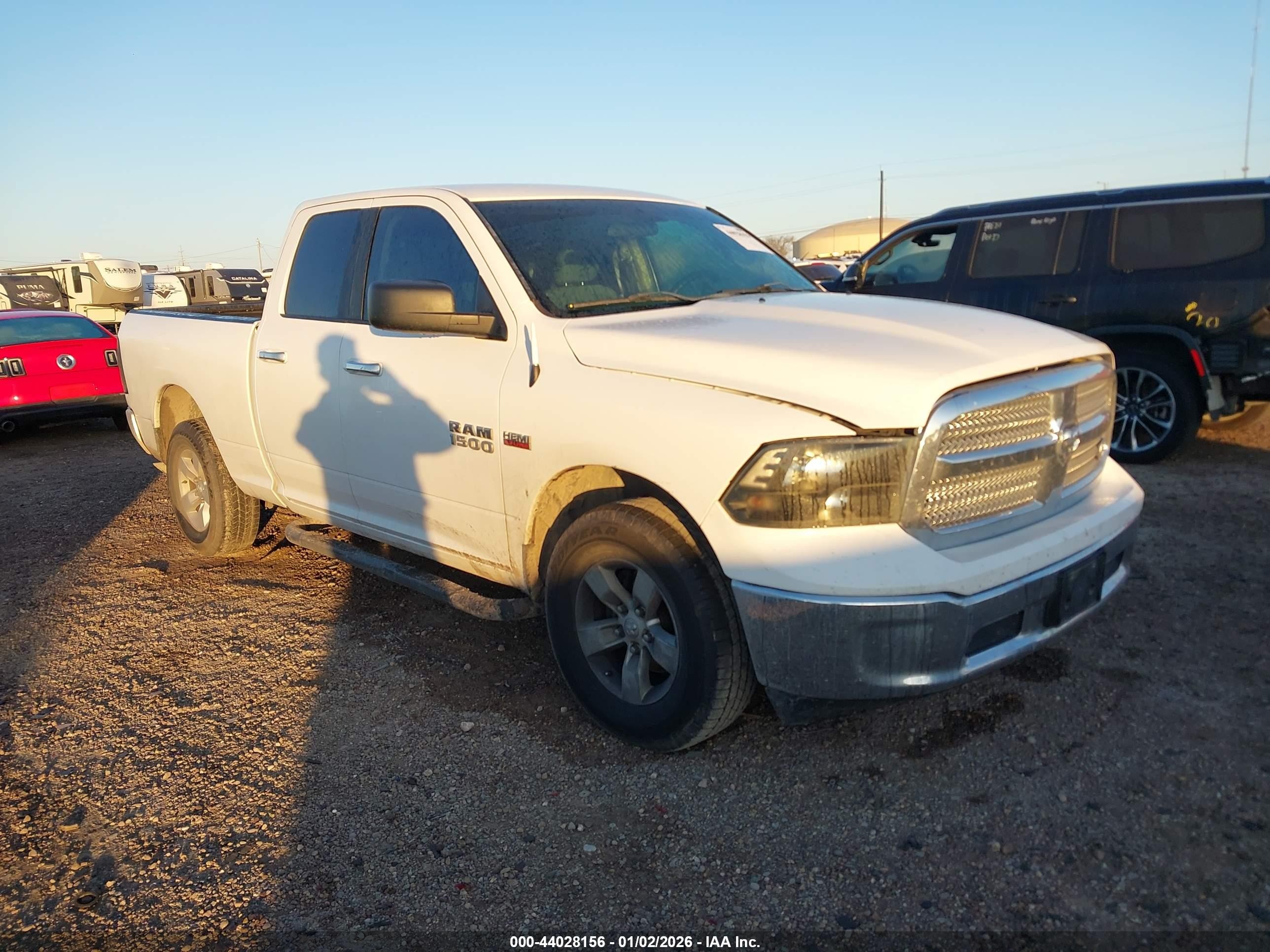2017 Ram 1500 SLT, VIN 1C6RR7GT7HS792094 — Repossession
