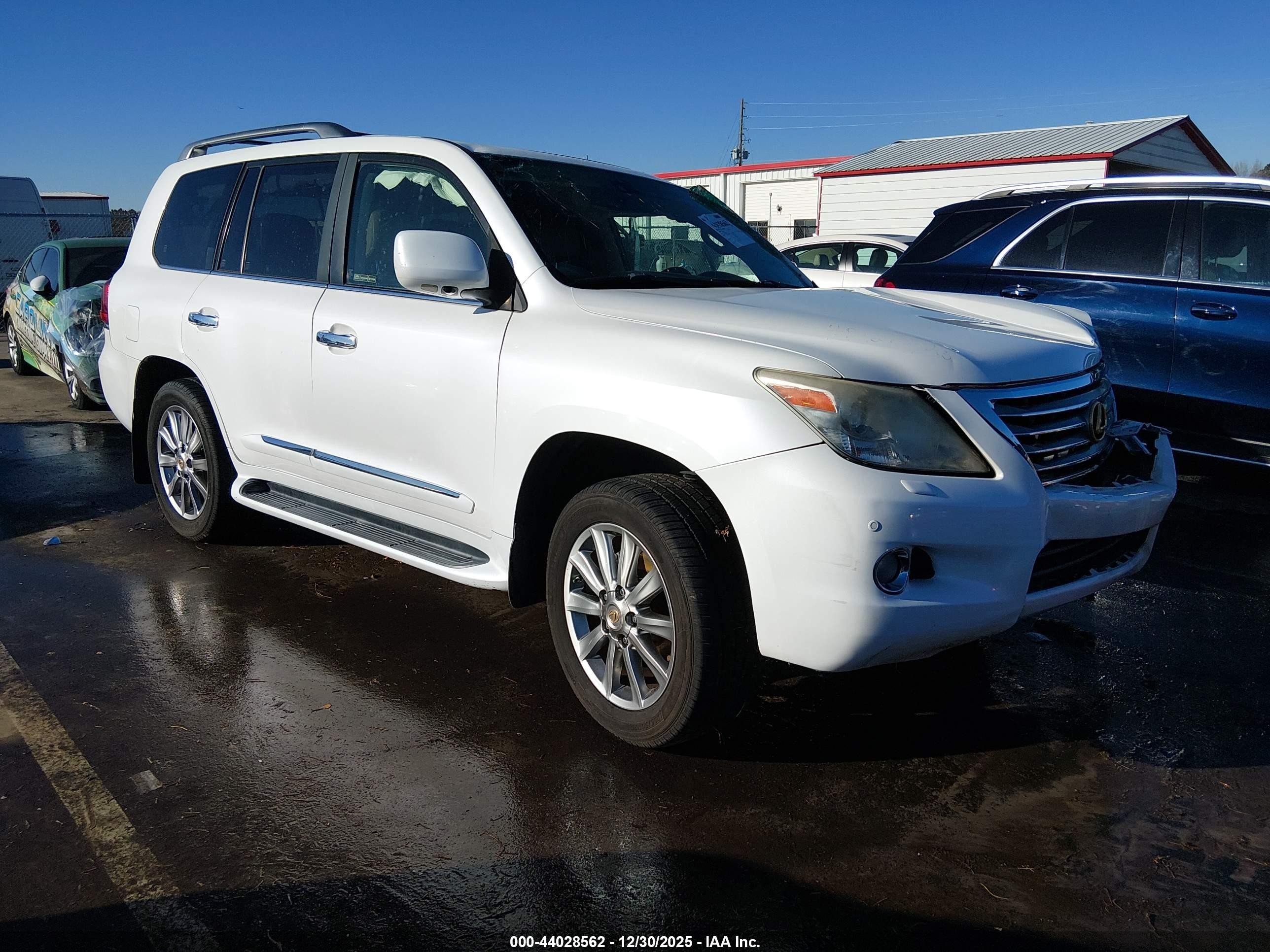 2009 Lexus LX 570, VIN JTJHY00W294021662 — Опрокидывание