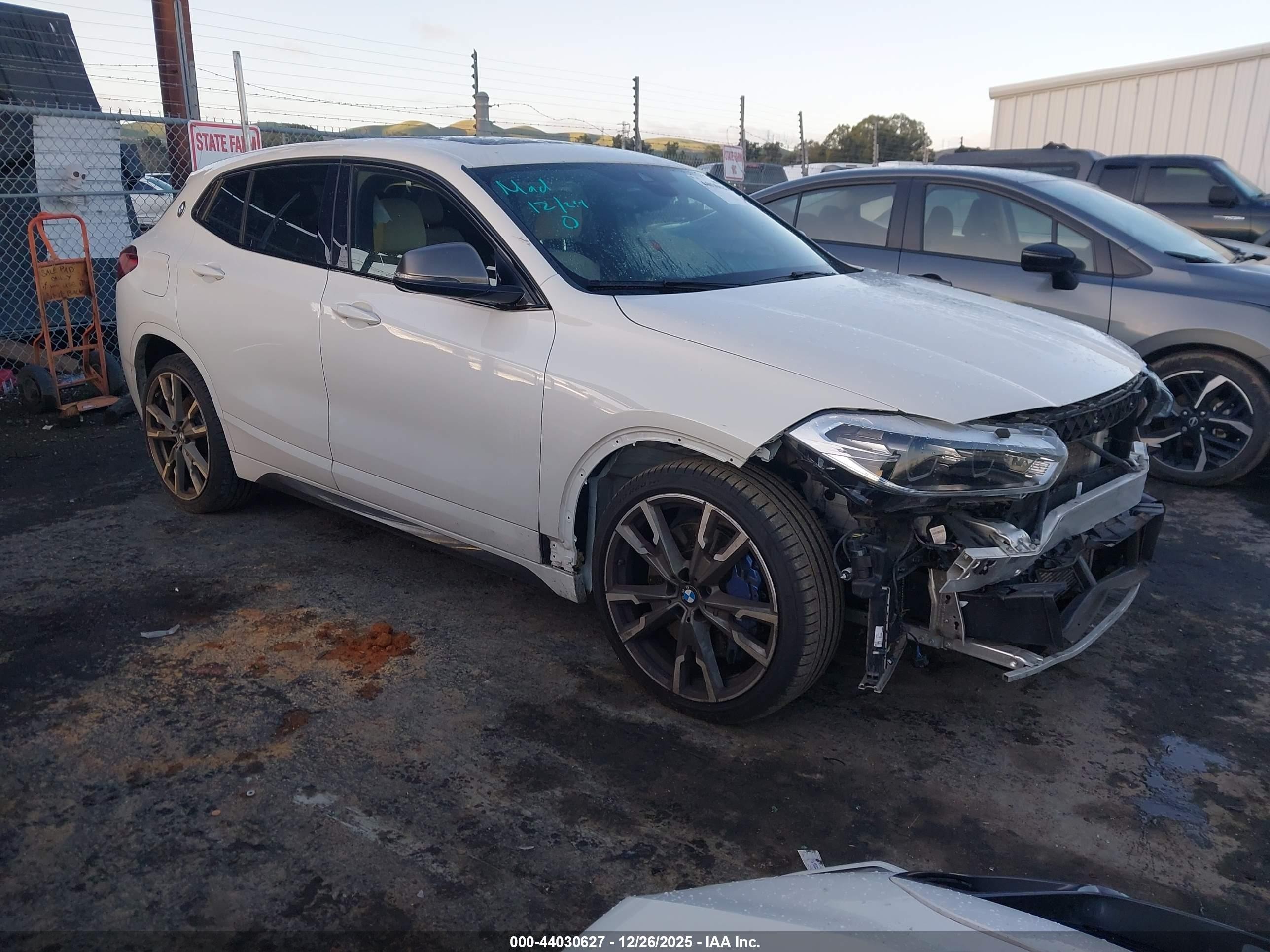 2021 BMW X2 M35i, VIN WBXYN1C0XM5S06346 — Front end