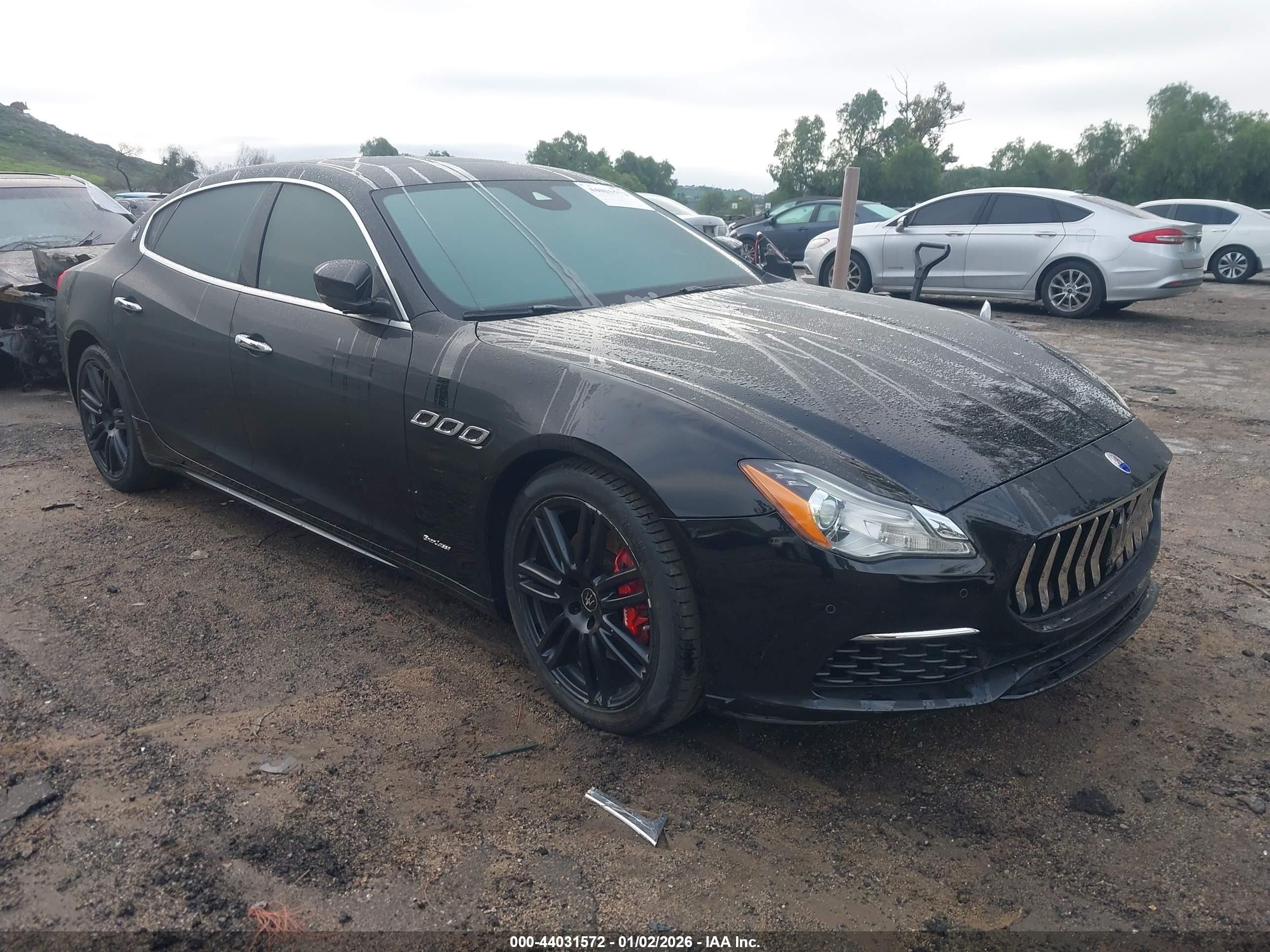 2017 Maserati Quattroporte, VIN ZAM56RPL4H1244891 — Не указано