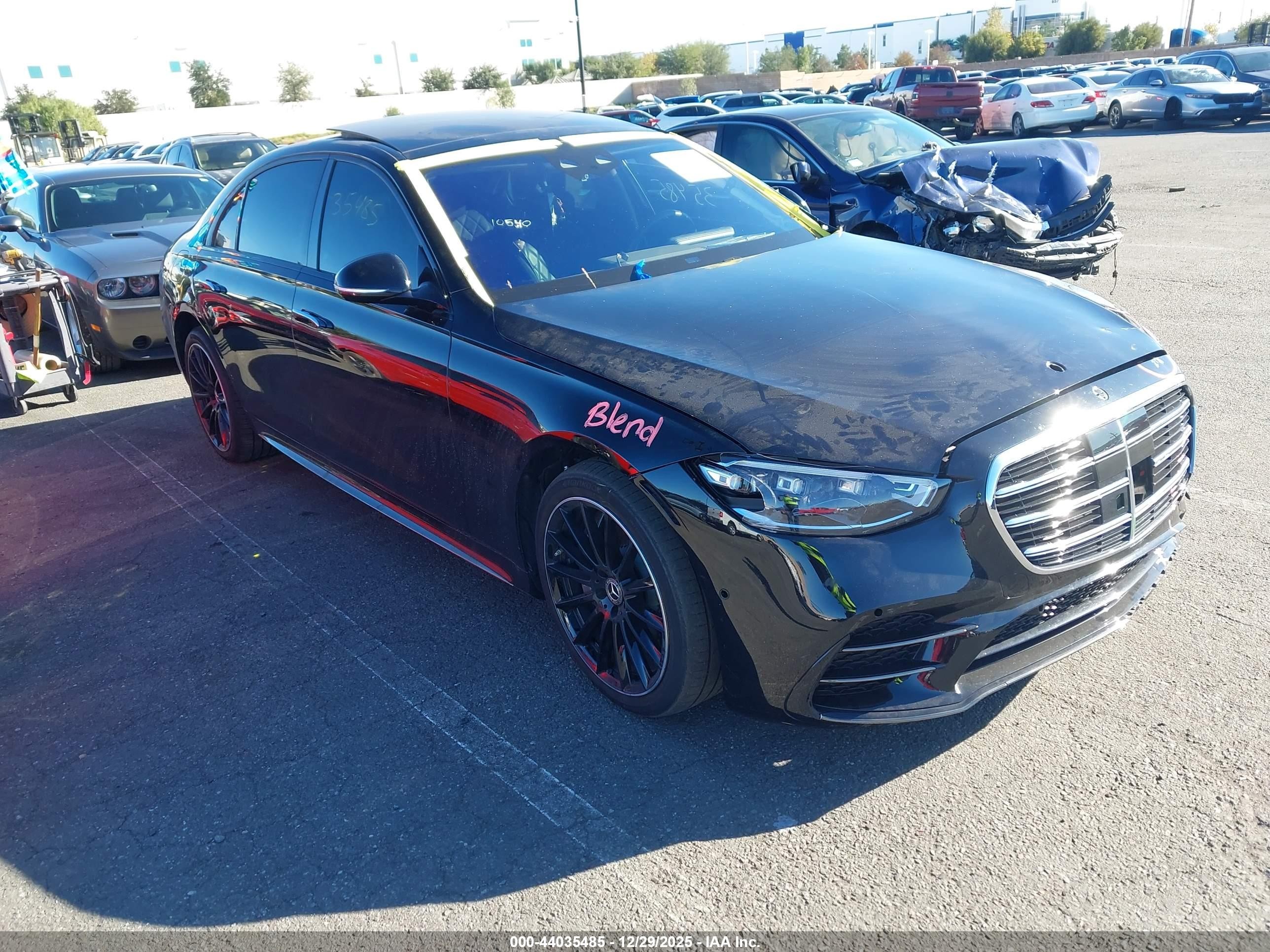 2024 Mercedes-Benz S 580e, VIN W1K6G6KB1RA271475 — Front end