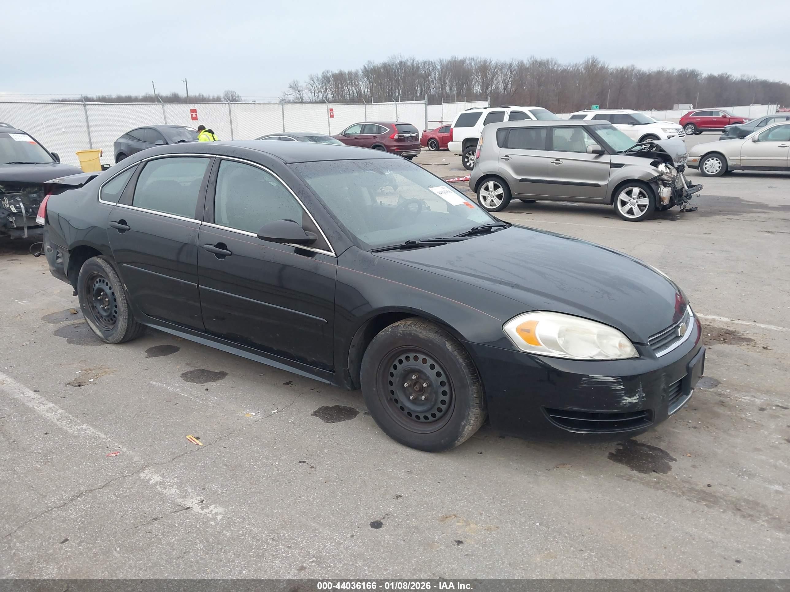2010 Chevrolet Impala LS, VIN 2G1WA5EK8A1234853 — Rear end