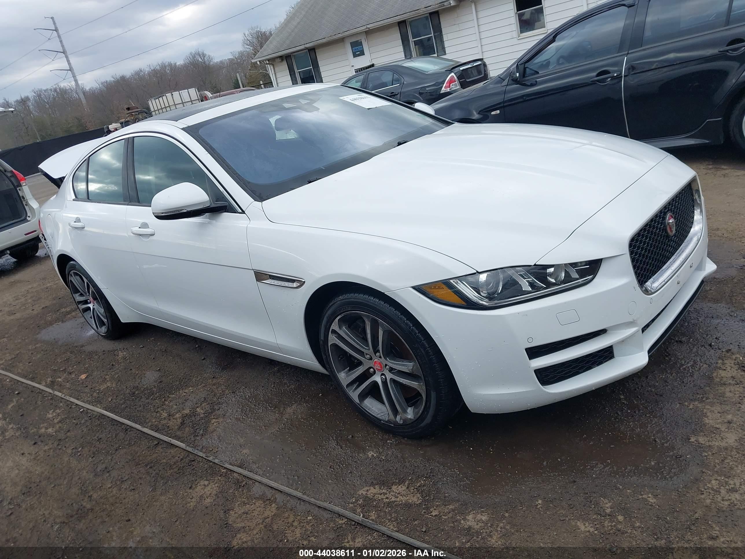 2018 Jaguar XE, VIN SAJAJ4EV3JCP22335 — Rear end