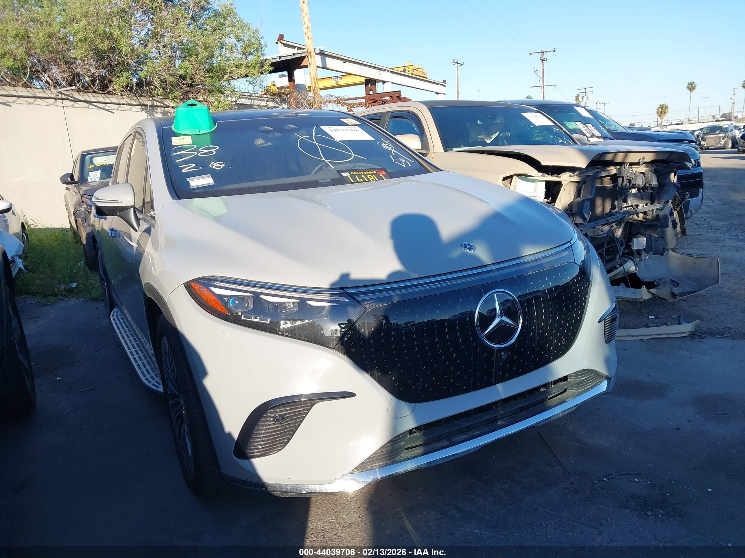 2025 Mercedes-Benz EQS 450, VIN 4JGDM2EBXSA039117 — Biohazard / chemical