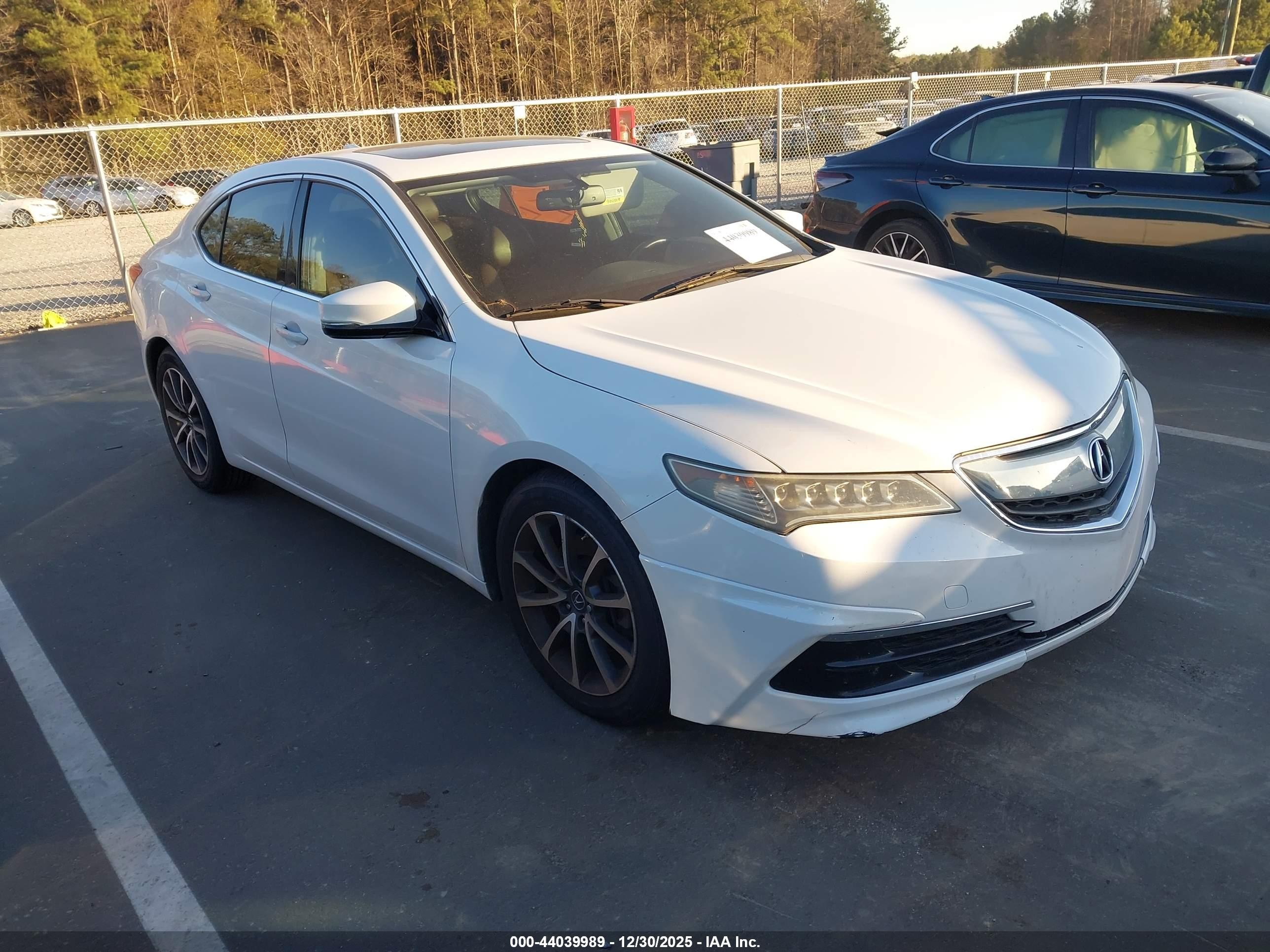 2015 Acura TLX V6, VIN 19UUB2F39FA017876 — Repossession