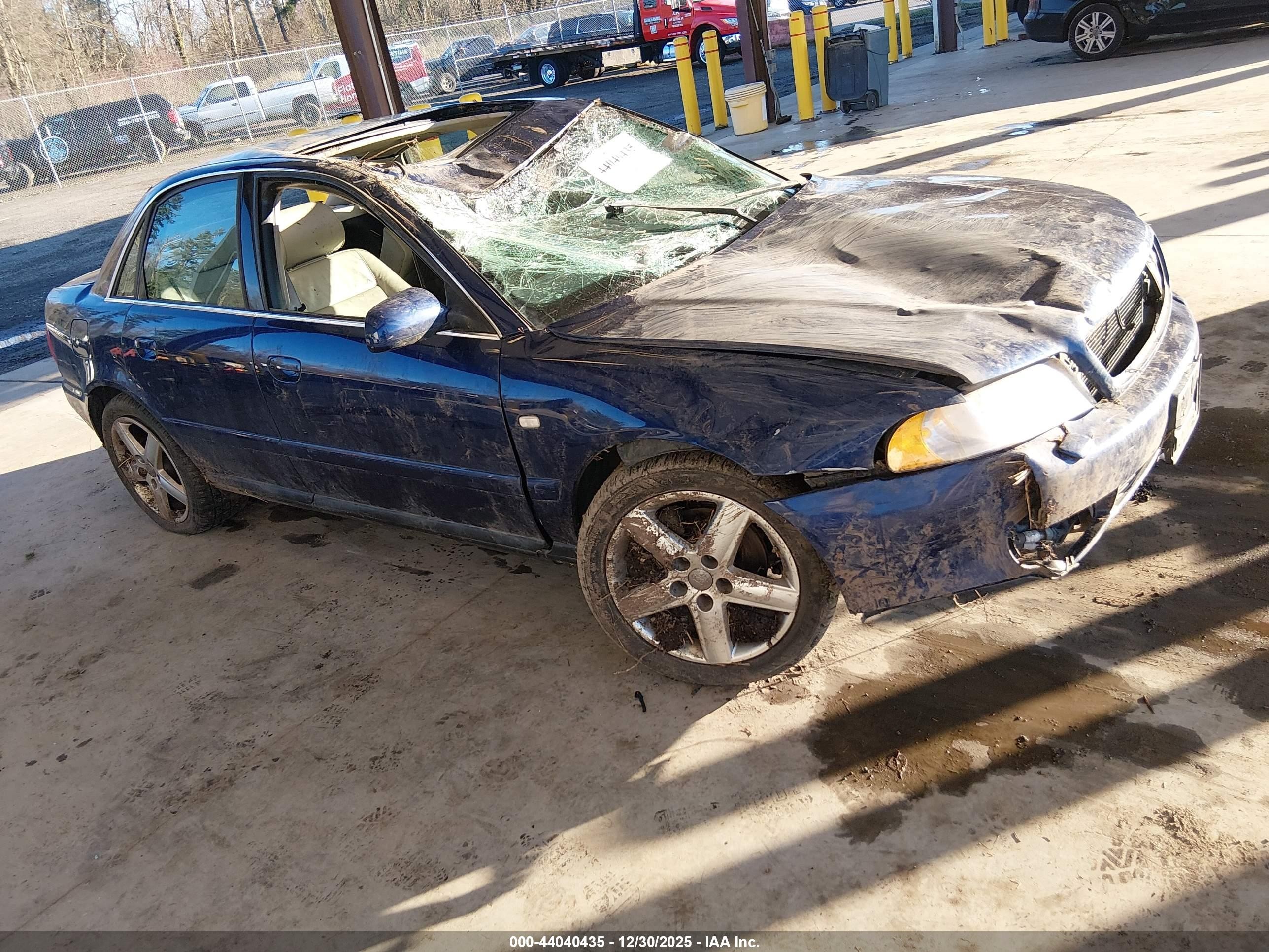2000 Audi A4, VIN WAUDH28DXYA032714 — Rollover
