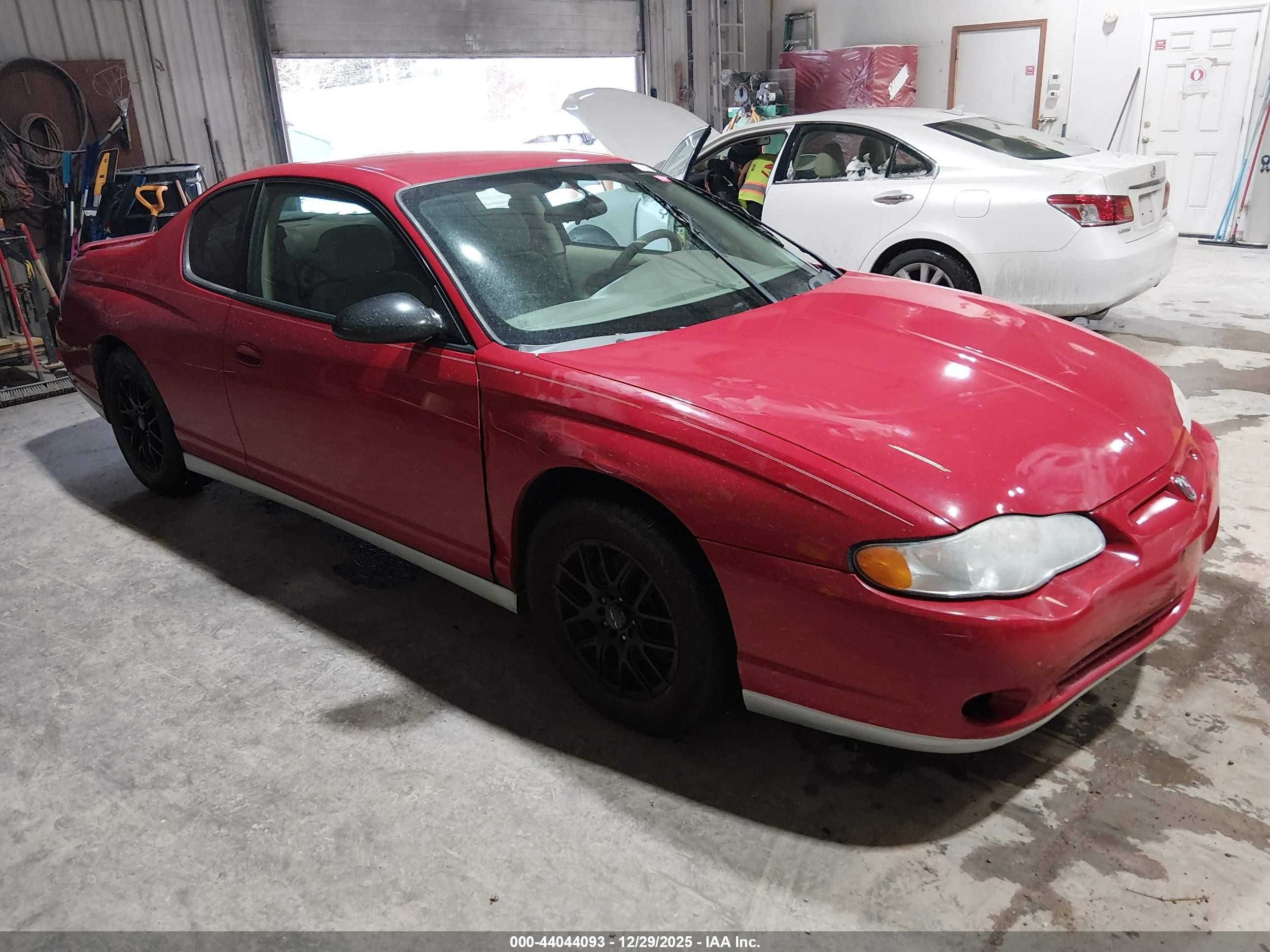 2005 Chevrolet Monte Carlo LS, VIN 2G1WW12EX59255557 — Бок