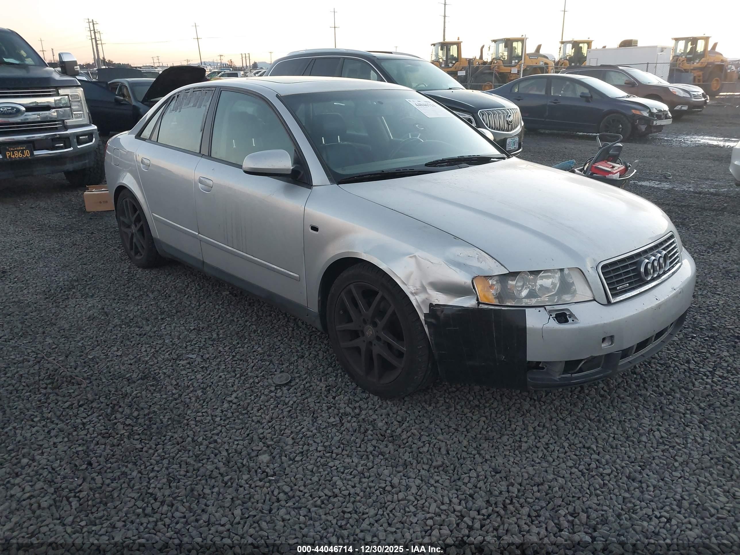 2002 Audi A4 1.8T, VIN WAULC68E52A307388 — Front end