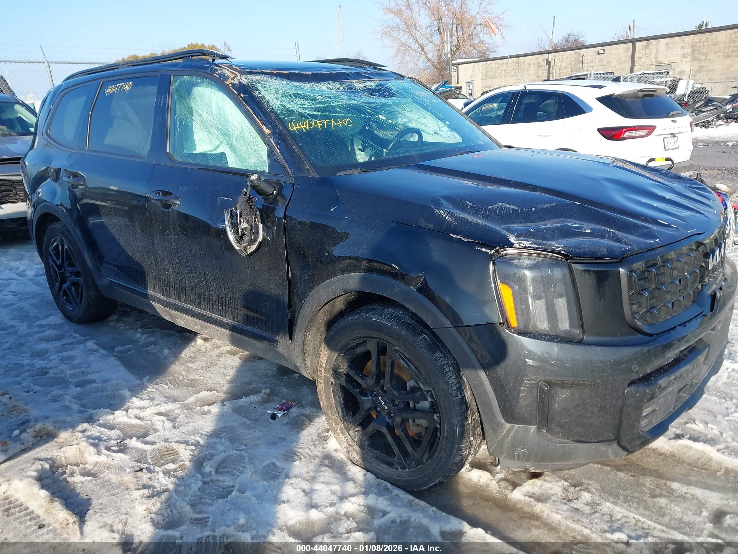 2024 Kia Telluride SX Prestige X-Pro, VIN 5XYP5DGC4RG478937 — Rollover