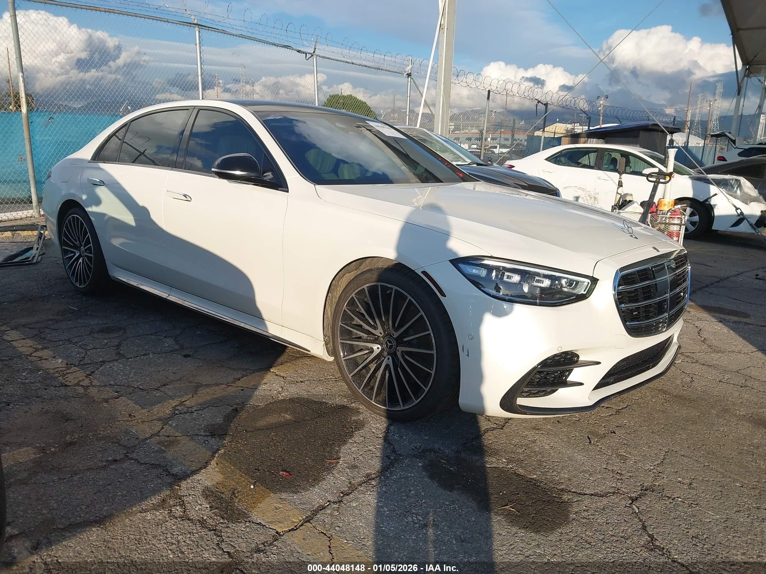 2023 Mercedes-Benz S 580, VIN W1K6G7GB4PA208432 — Water / flood