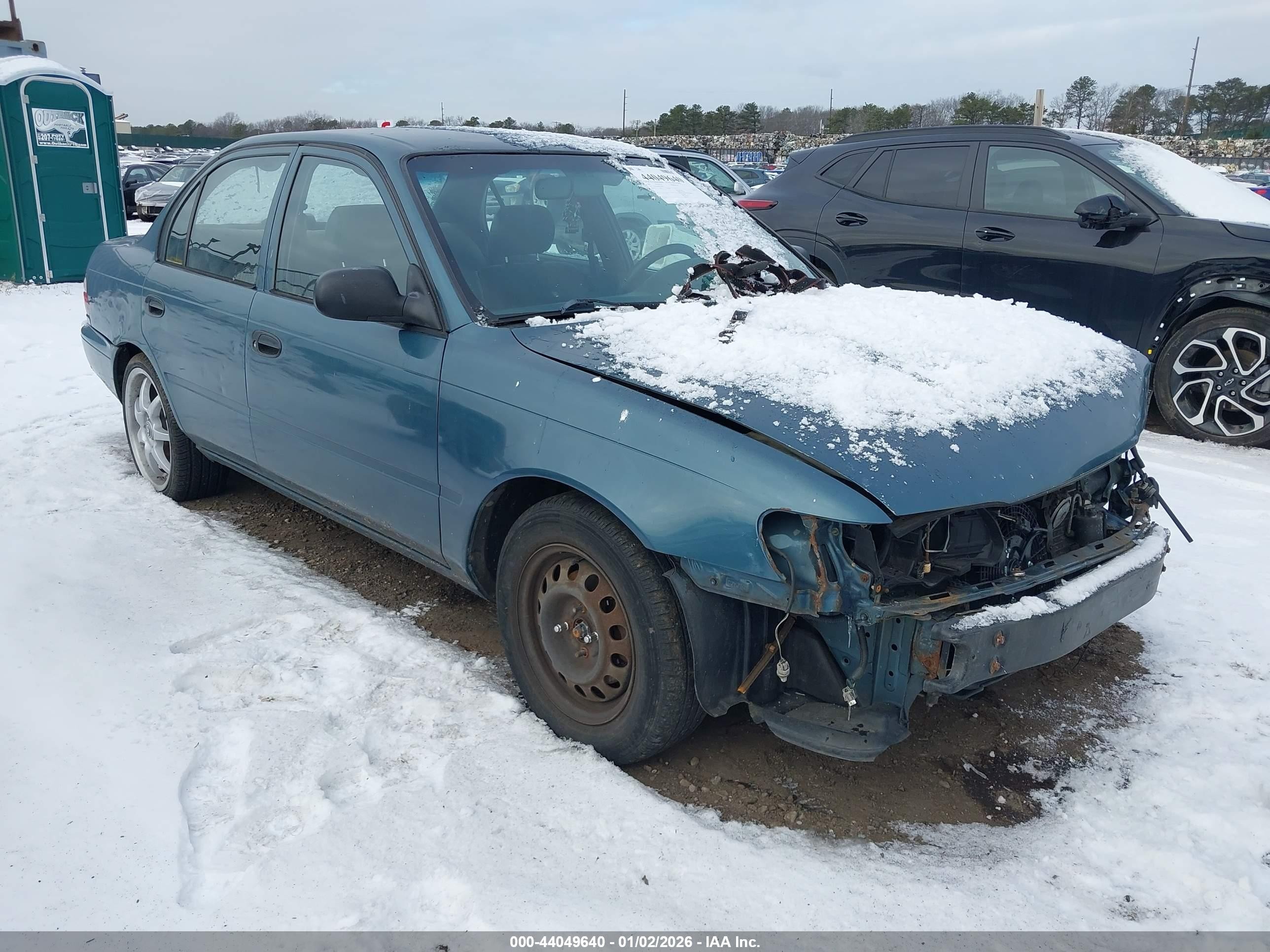 1995 Toyota Corolla, VIN 2T1AE04B7SC084635 — Front end