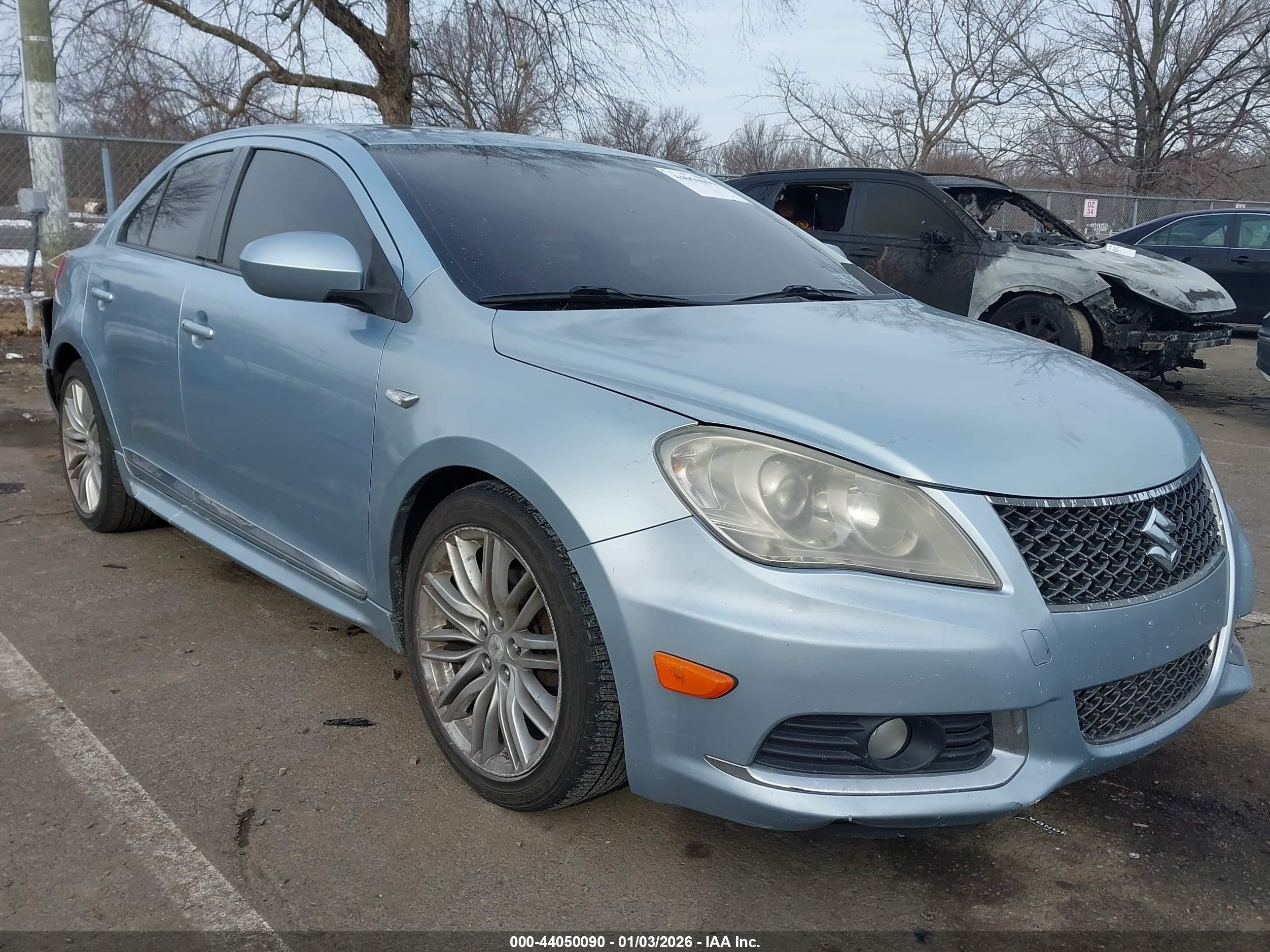 2012 Suzuki Kizashi SLS Sport, VIN JS2RF9A86C6100206 — Rear end