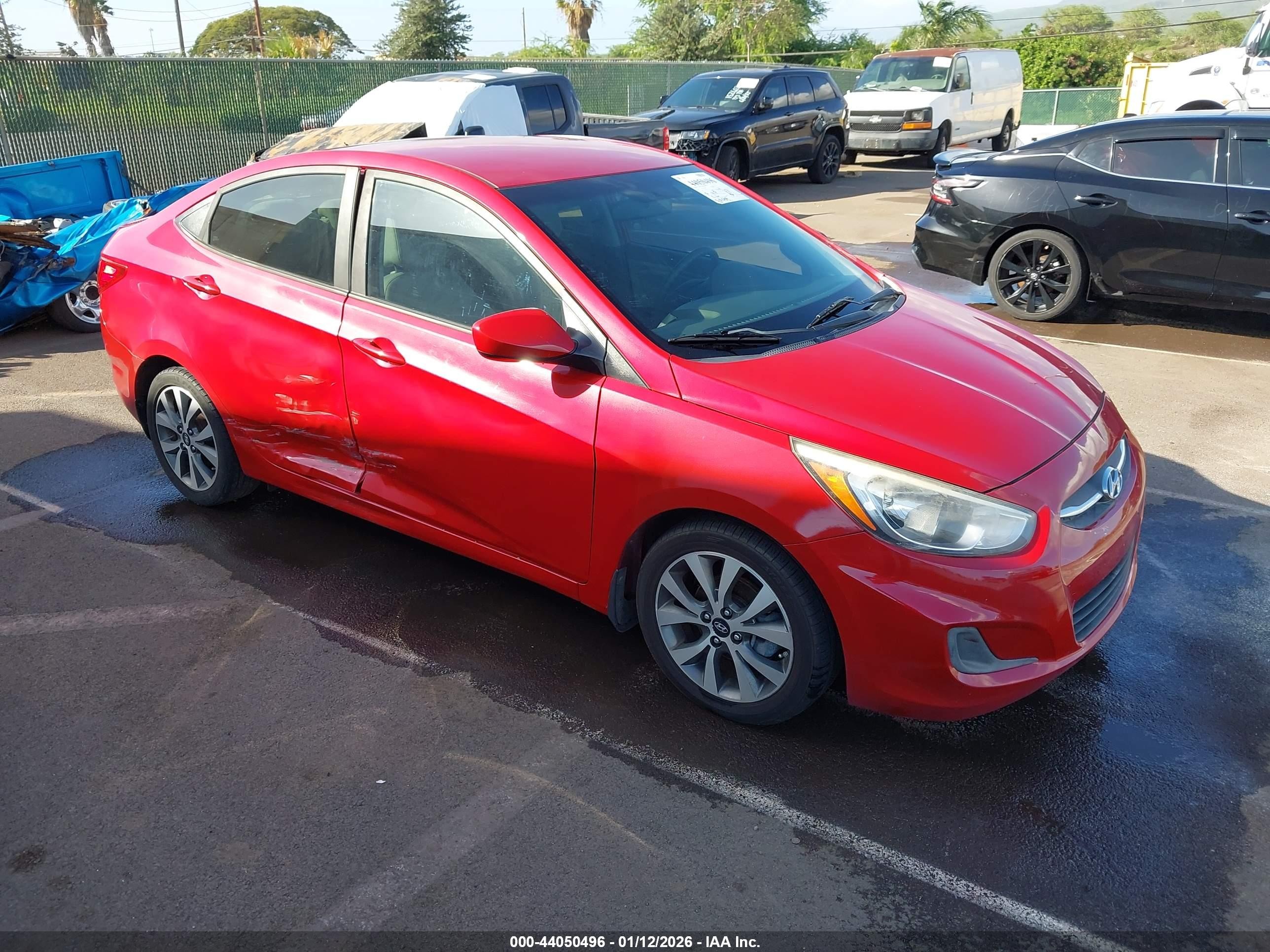 2017 Hyundai Accent SE, VIN KMHCT4AE6HU256374 — Side