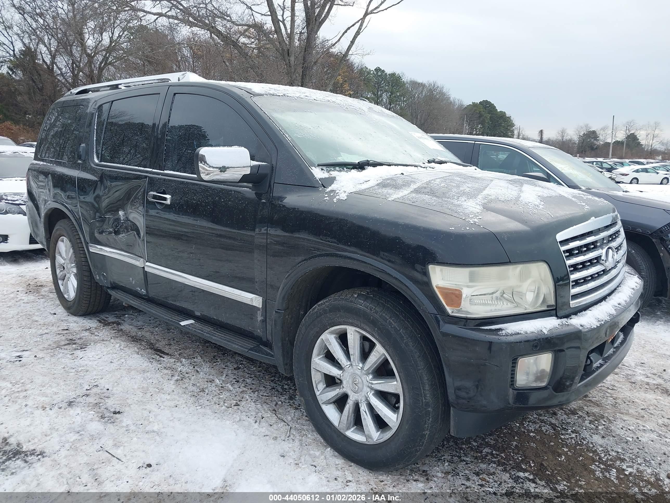 2010 Infiniti QX56, VIN 5N3ZA0NE1AN908439 — Side