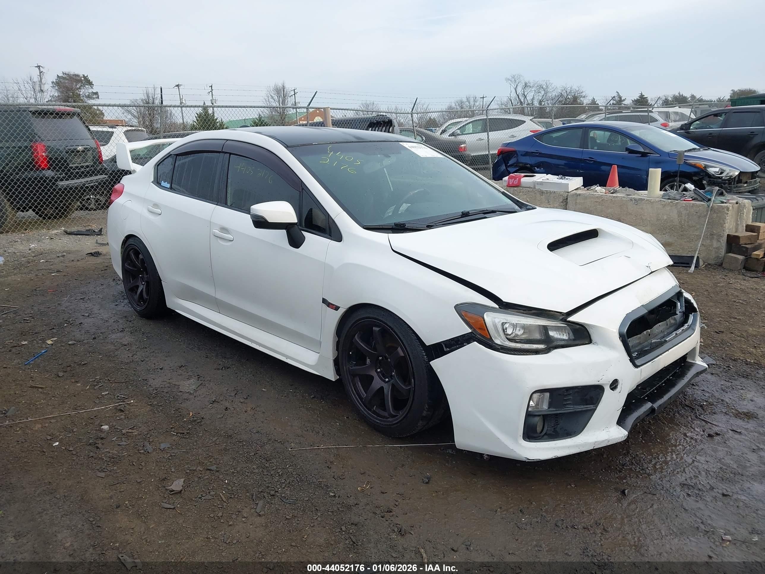 2015 Subaru WRX STI, VIN JF1VA2P66F9817816 — Front end