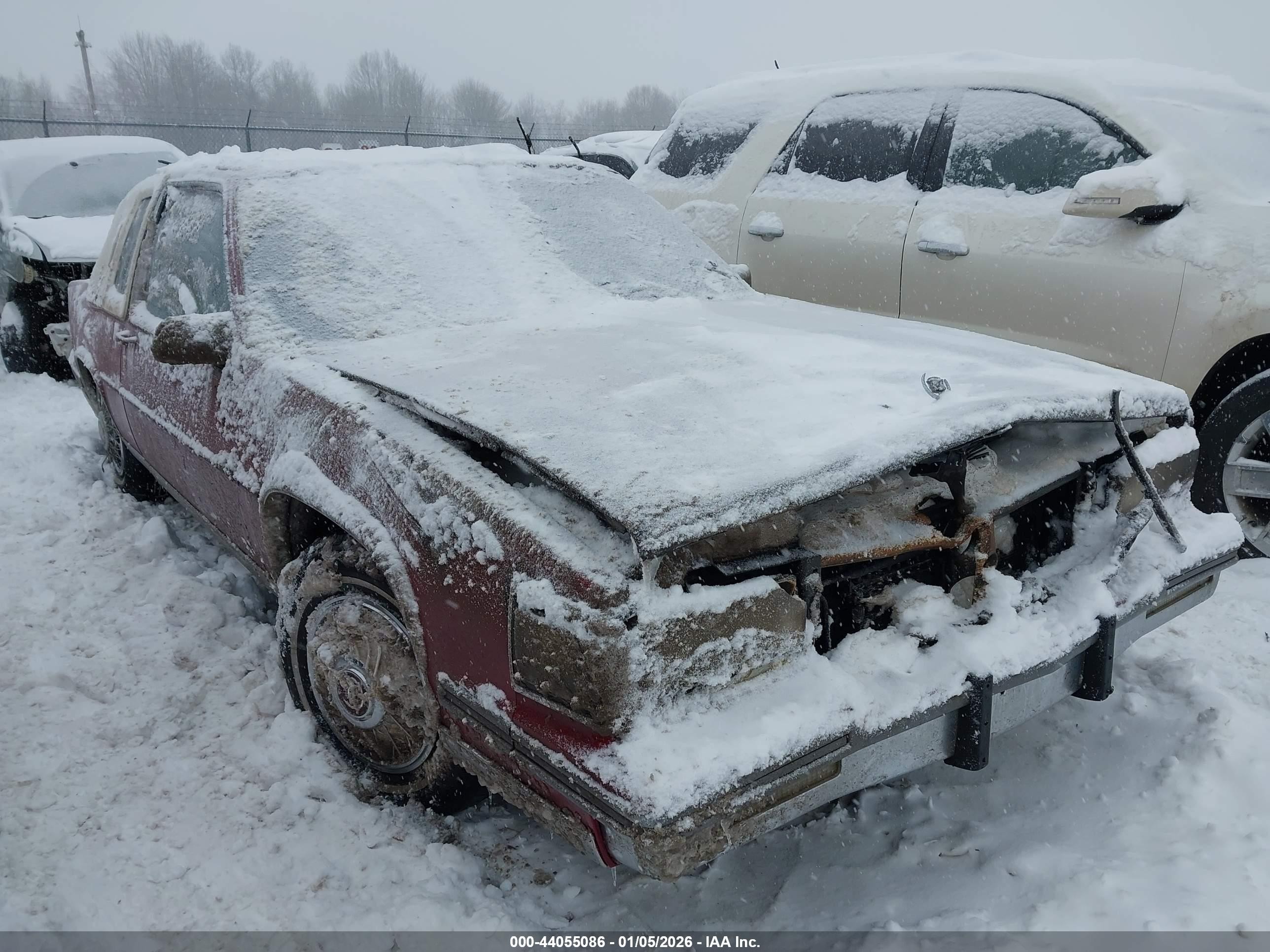 1988 Cadillac DeVille, VIN 1G6CD1154J4279211 — Burn