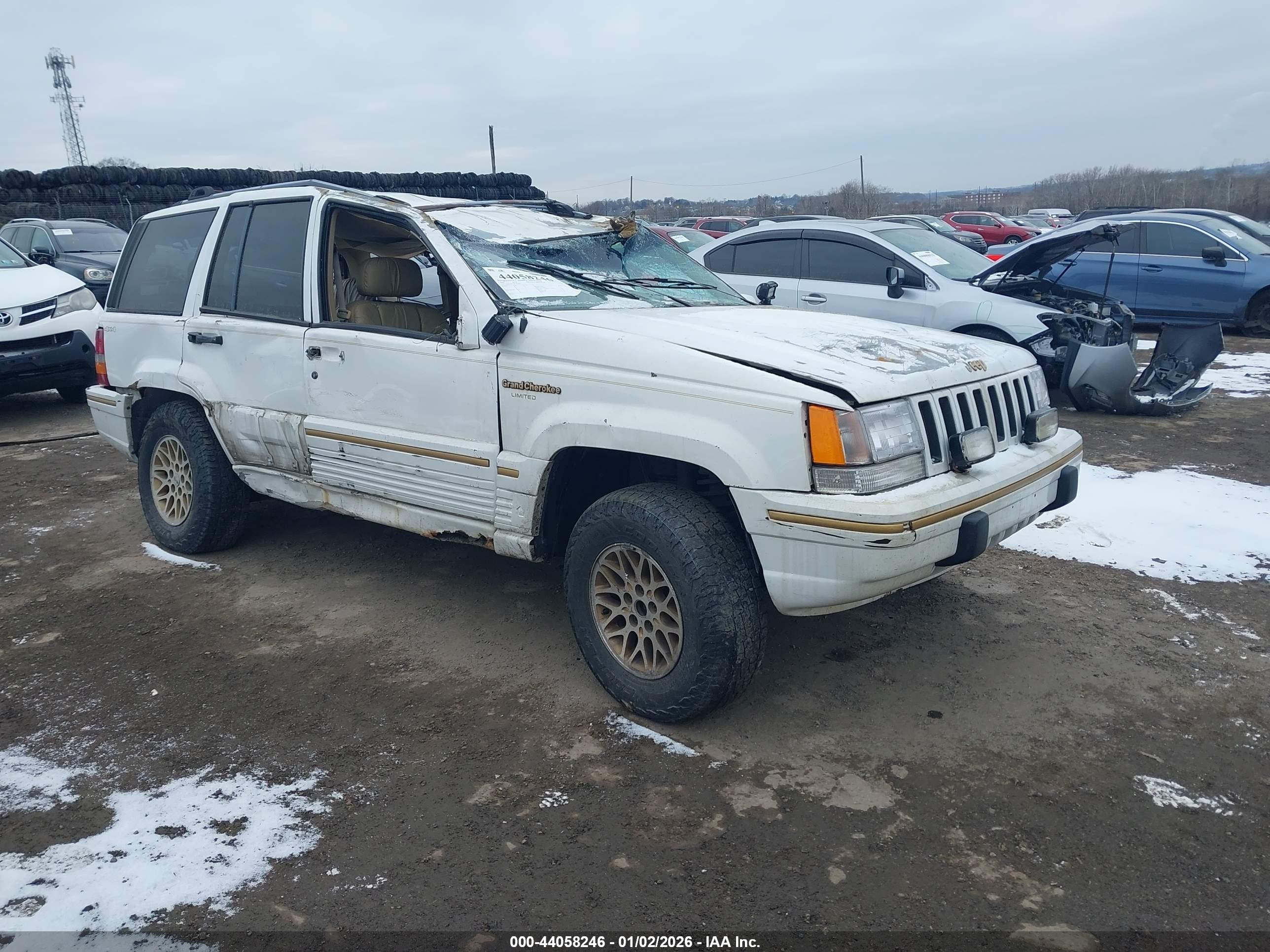 1995 Jeep Grand Cherokee Limited, VIN 1J4GZ78Y7SC784096 — Rollover