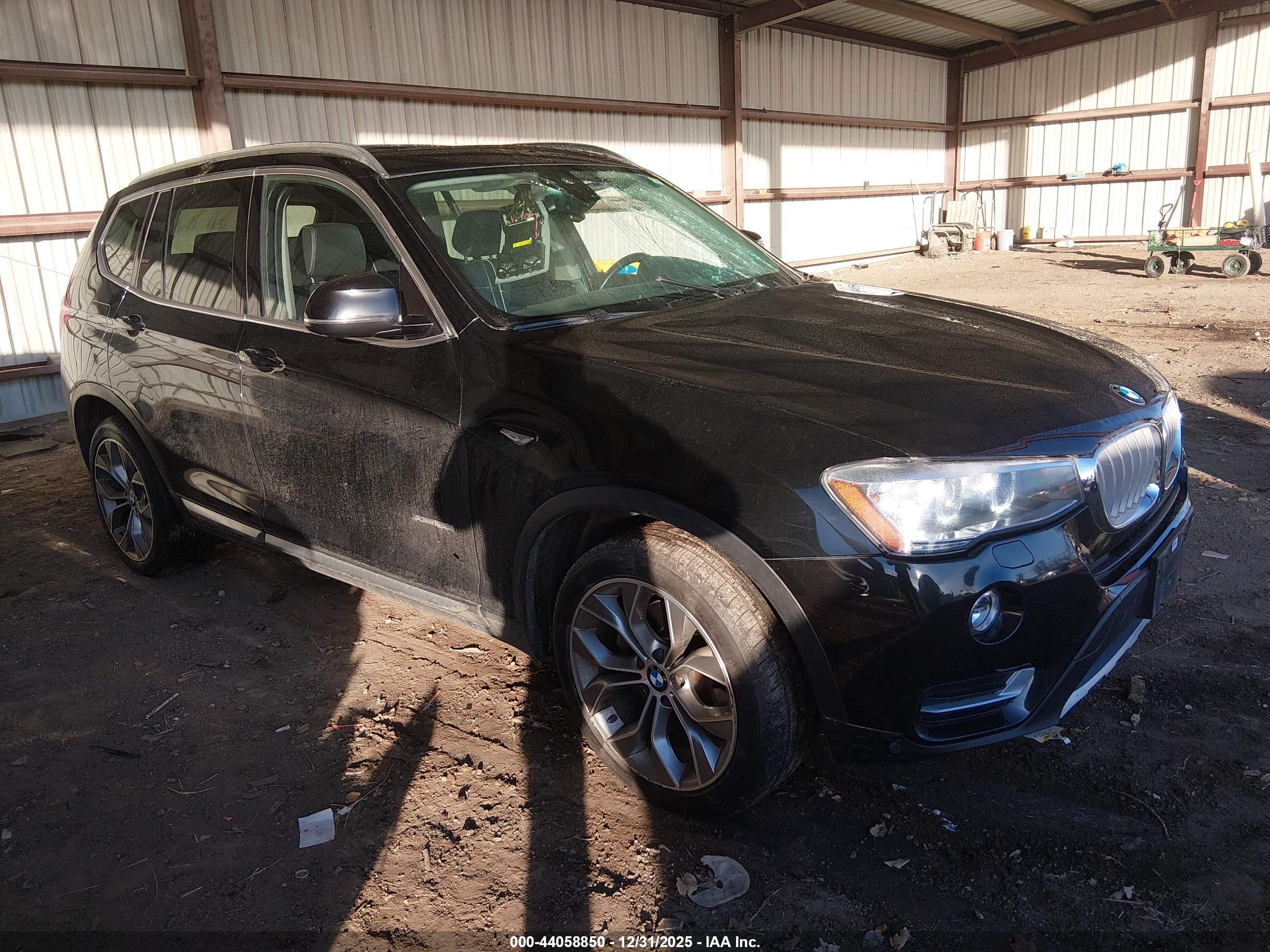 2017 BMW X3 xDrive28i, VIN 5UXWX9C52H0D95927 — Storm