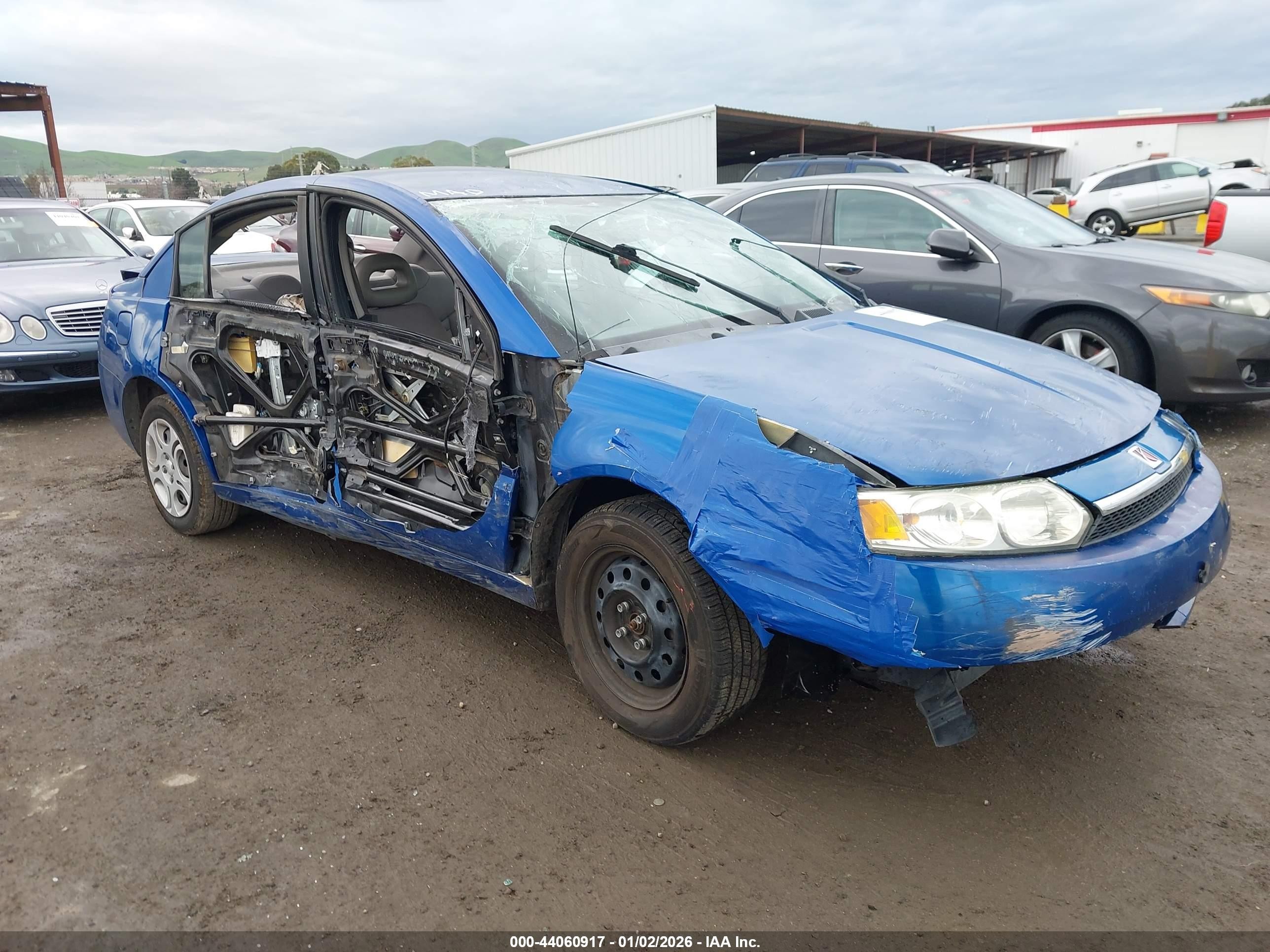 2004 Saturn ION ION 2, VIN 1G8AJ52F84Z216917 — Опрокидывание