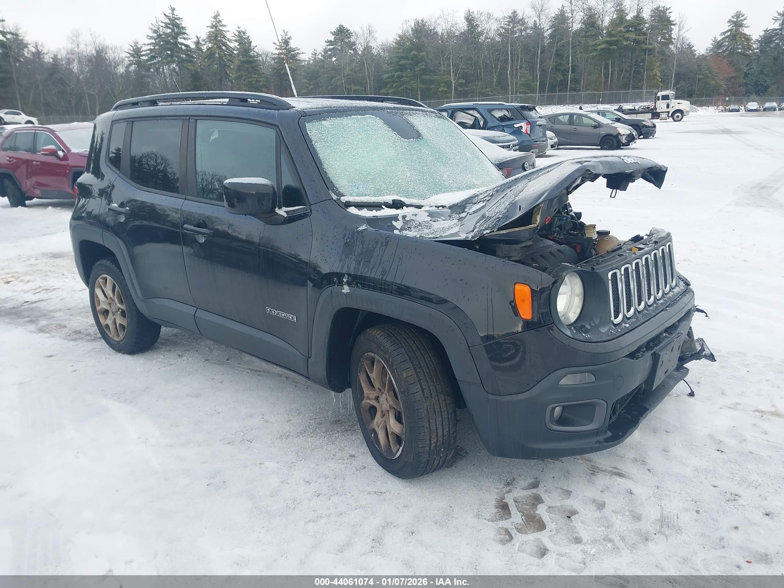 2016 Jeep Renegade Latitude, VIN ZACCJBBT5GPC42073 — Biohazard / chemical