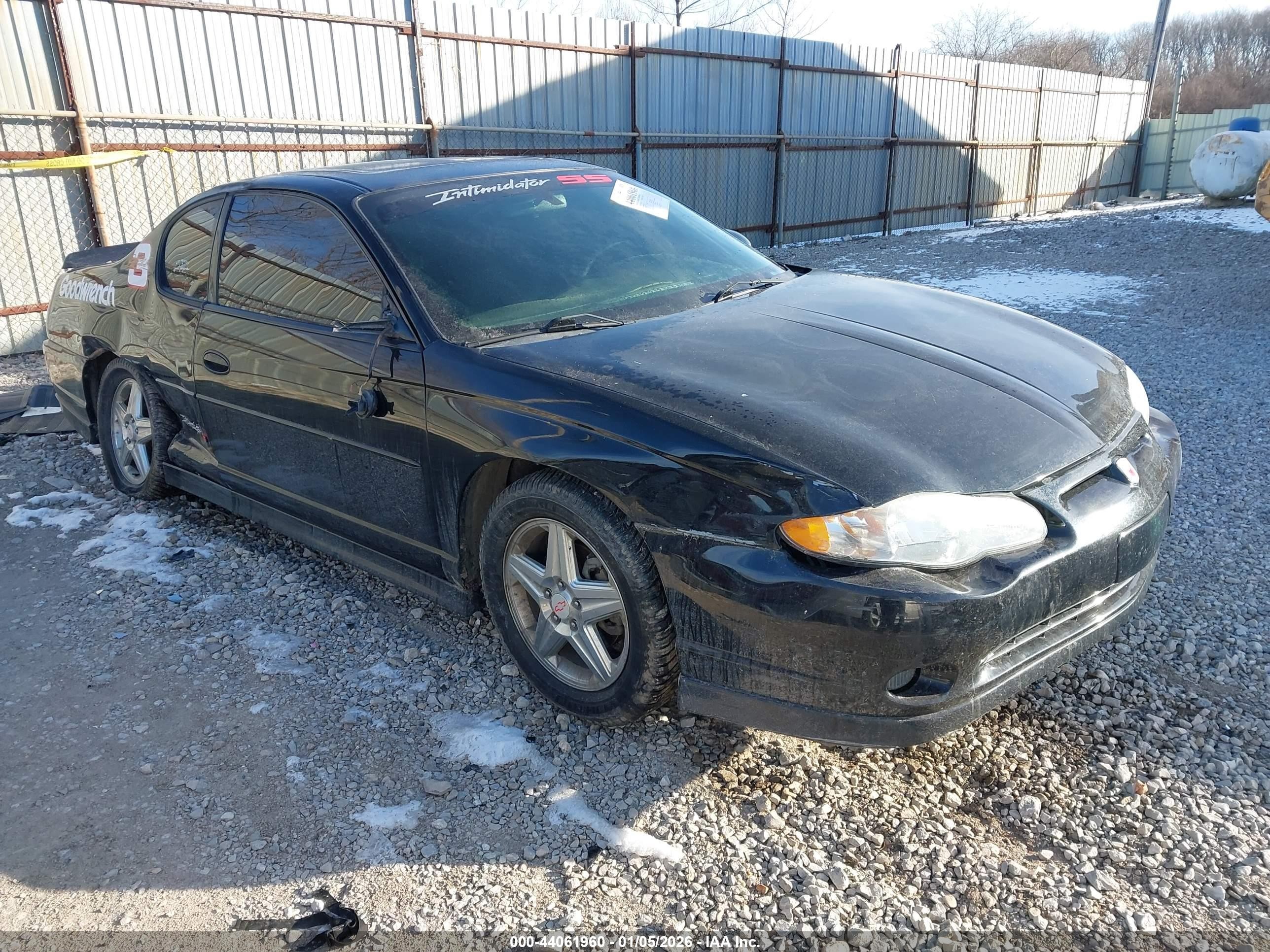 2004 Chevrolet Monte Carlo SS Supercharged, VIN 2G1WZ151649307524 — Side