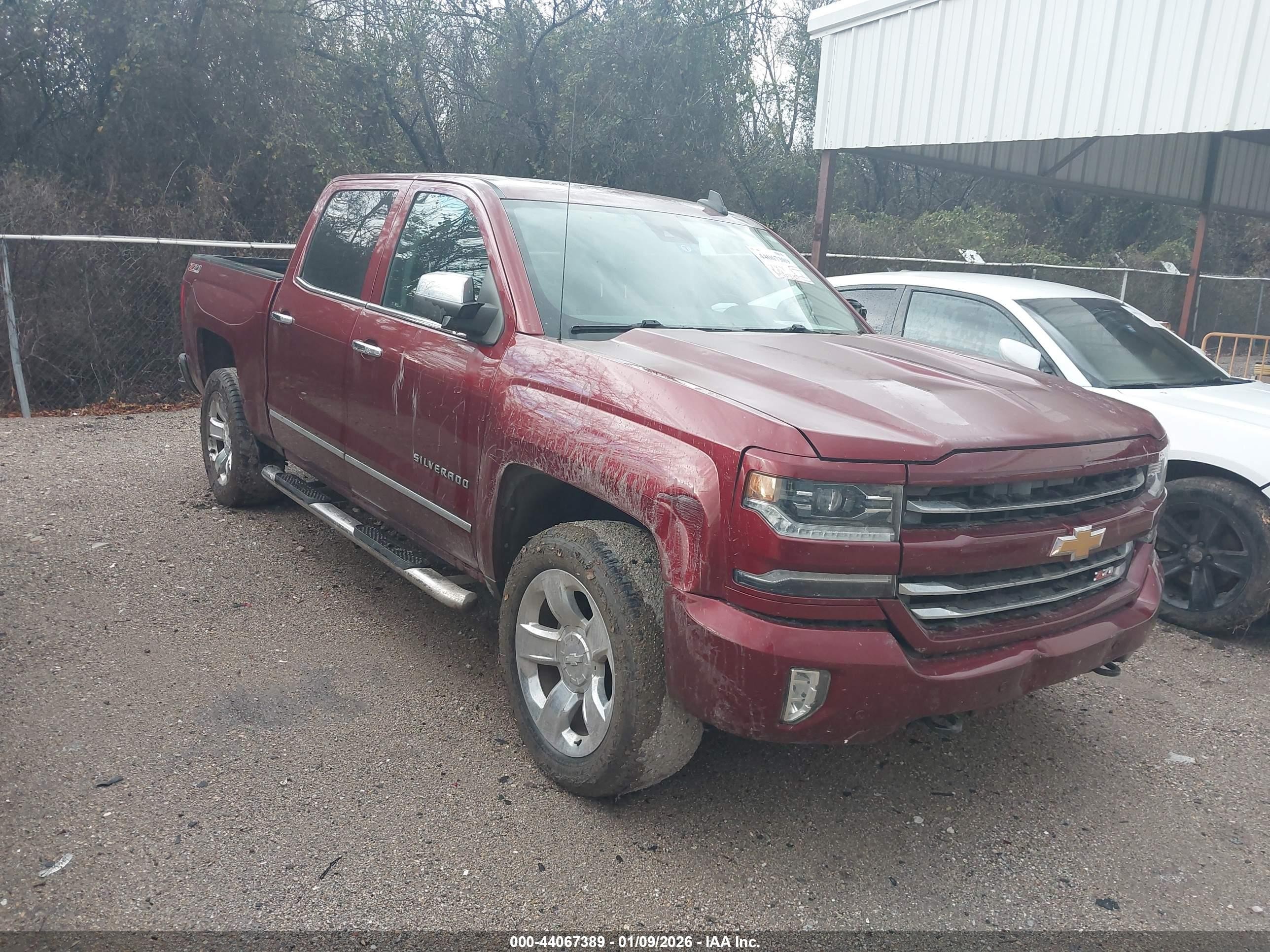 2017 Chevrolet Silverado 1500 LTZ, VIN 3GCUKSEJXHG127550 — Hail