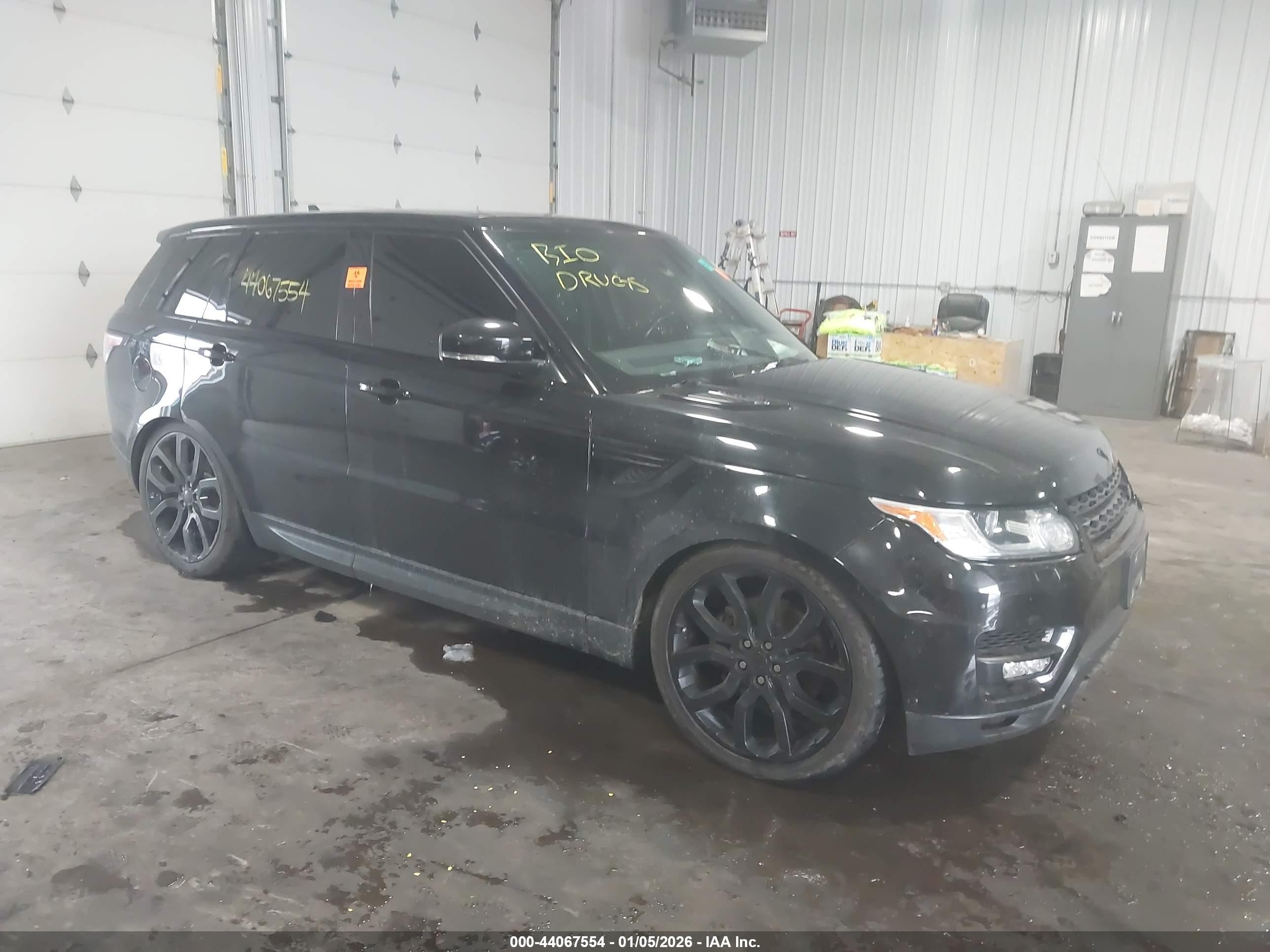2015 Land Rover Range Rover Sport HSE, VIN SALWR2VF7FA627850 — Biohazard / chemical