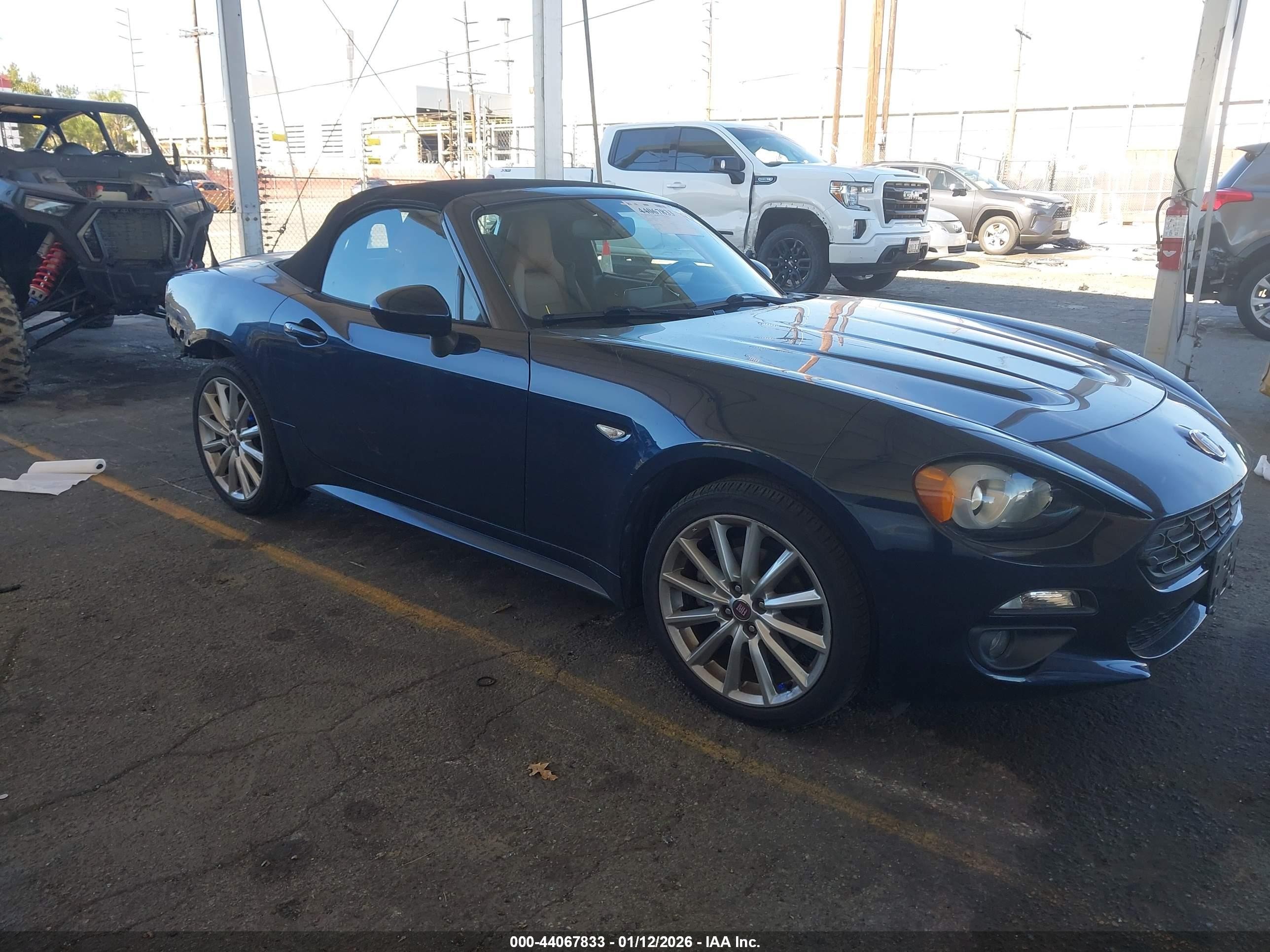 2018 FIAT 124 Spider Classica, VIN JC1NFAEK0J0140195 — Rear end